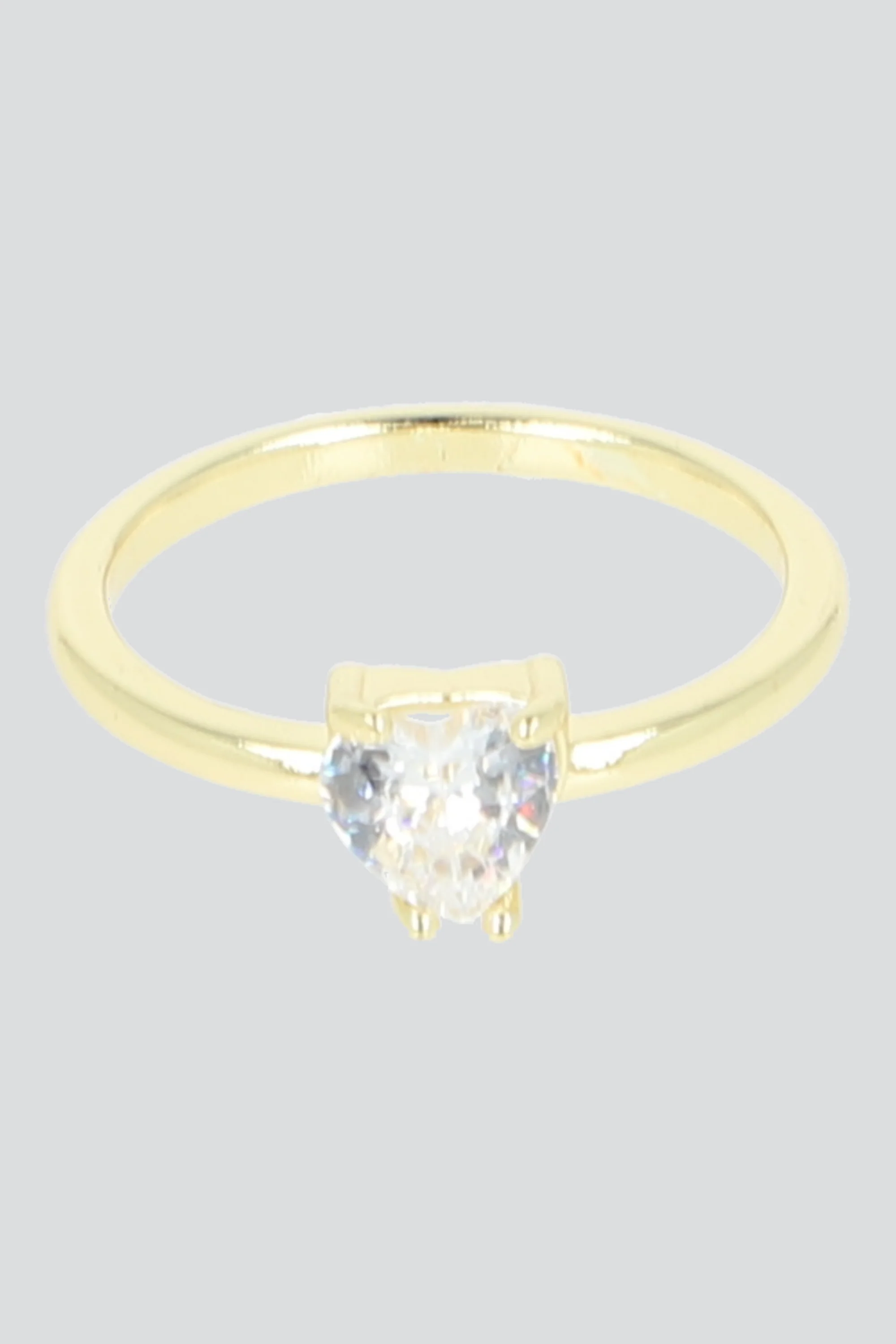 ANILLO CORAZON CRISTAL PQ