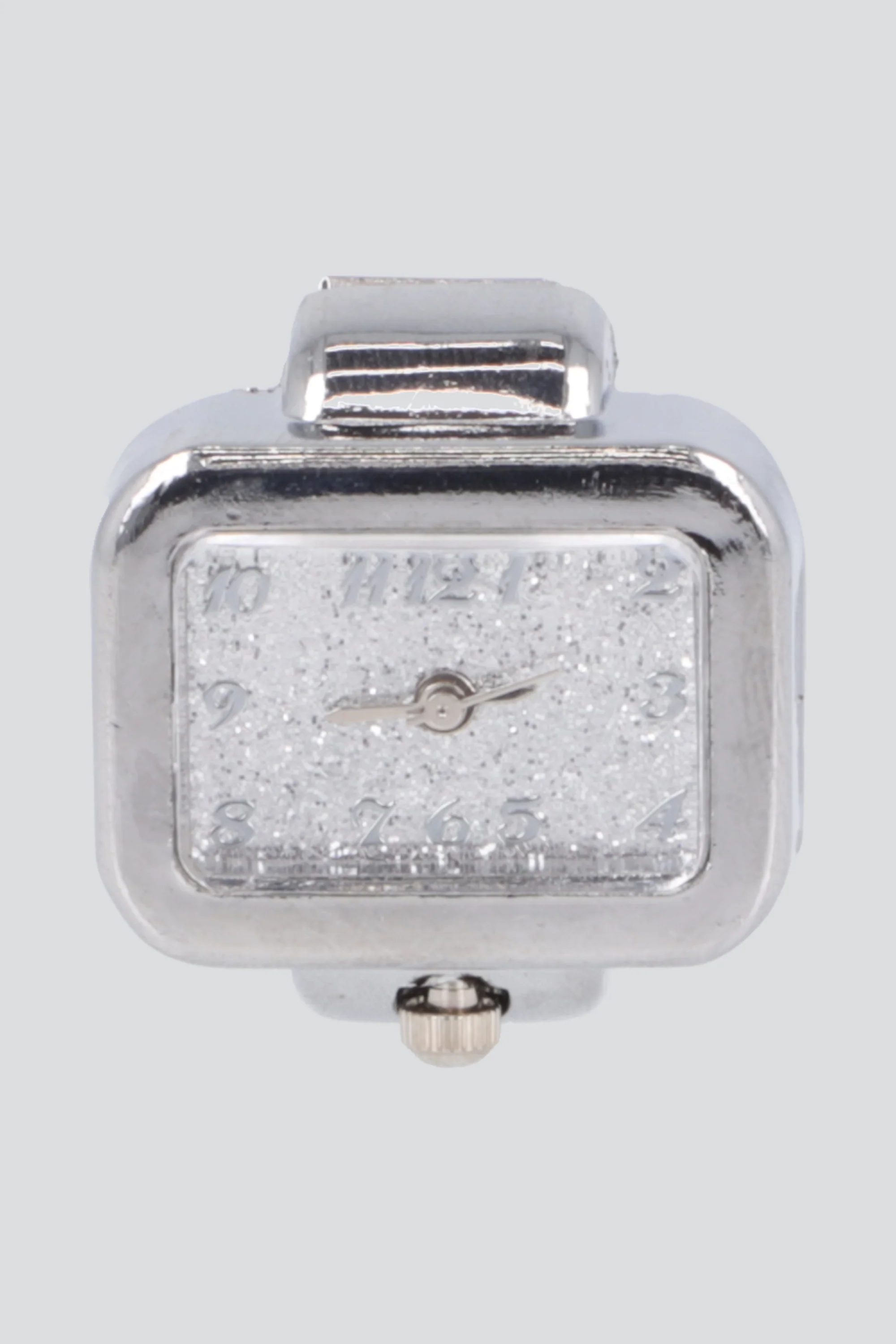 Anillo reloj cuadrado
