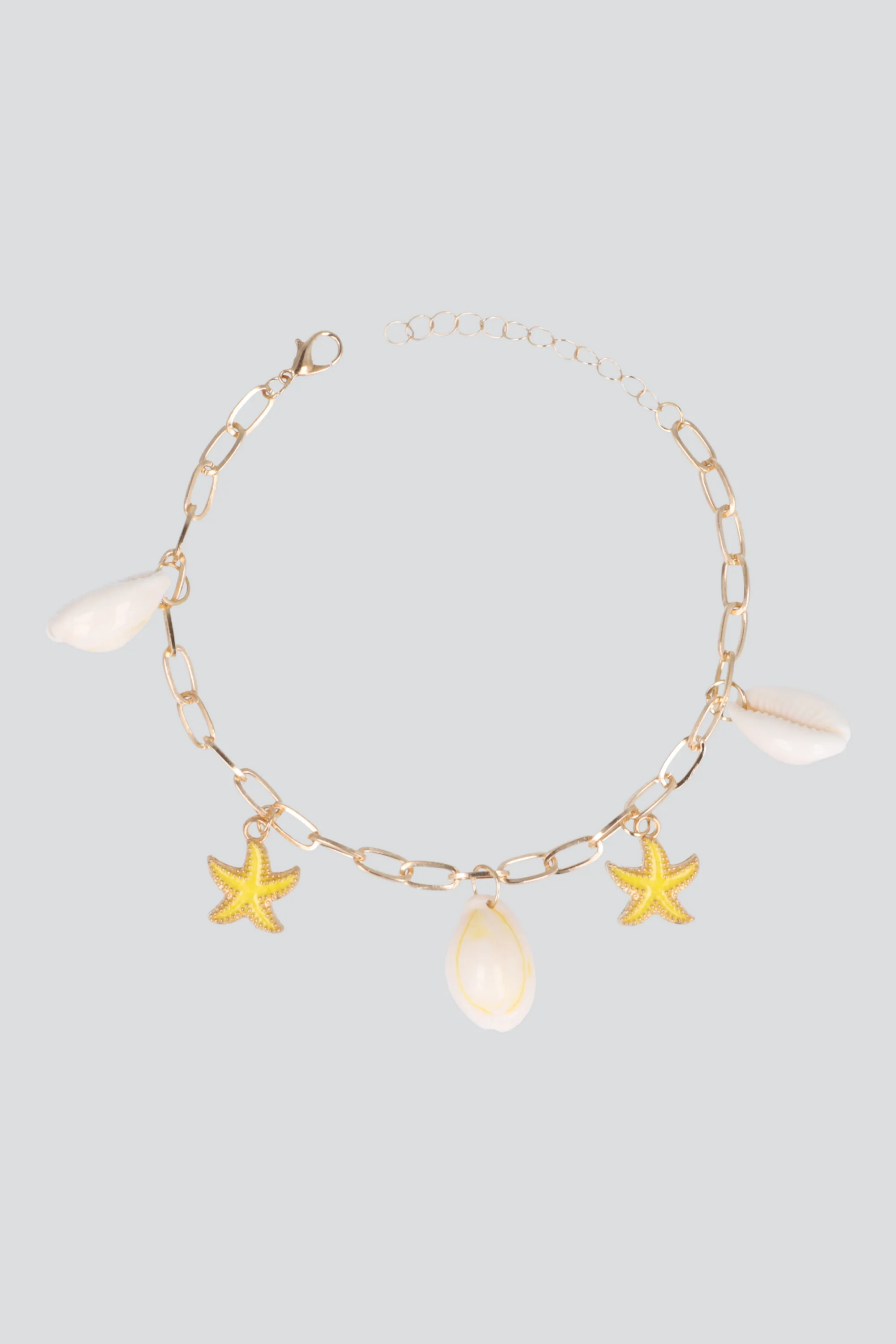 ANKLET CADENA CONCHAS MAR