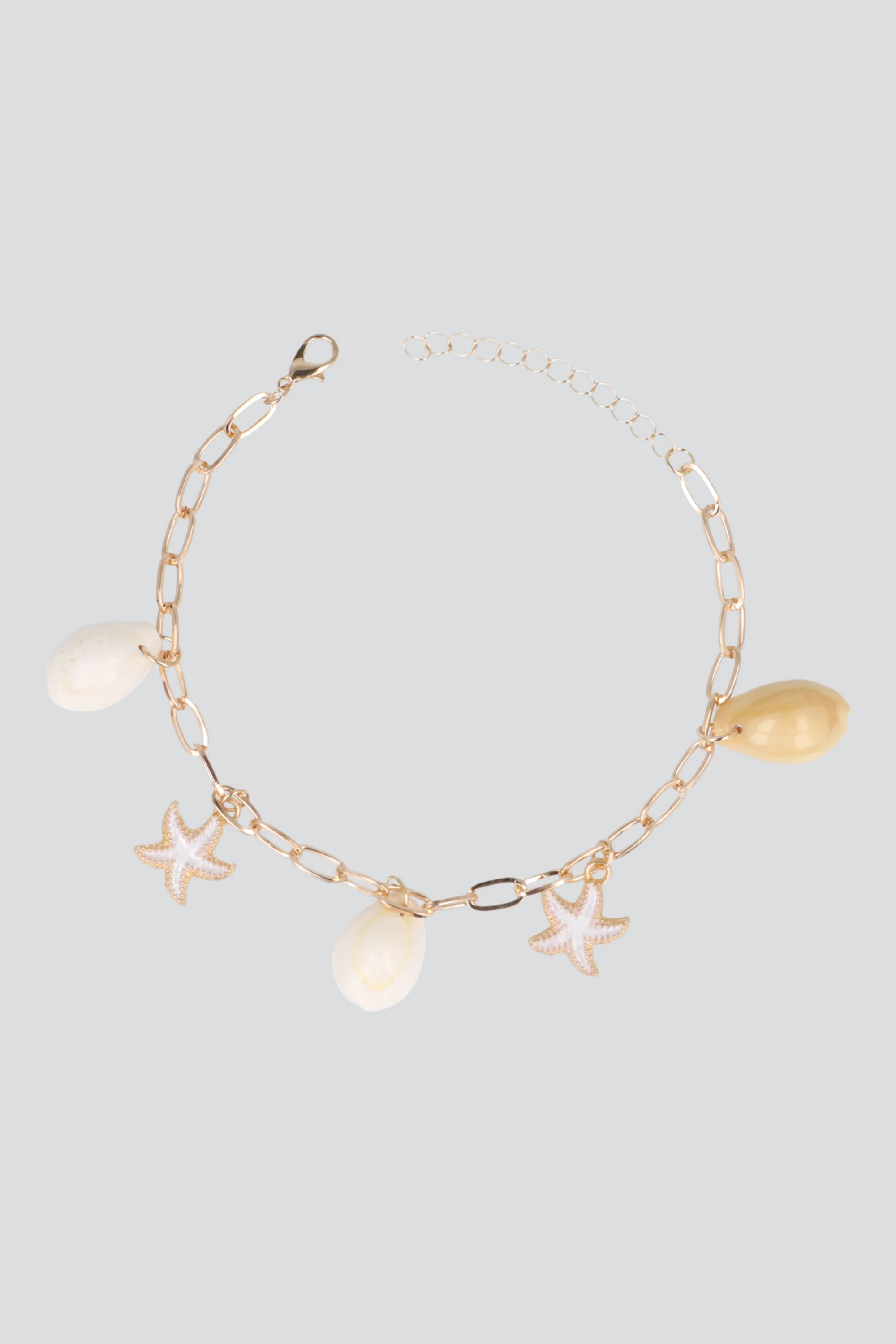 ANKLET CADENA CONCHAS MAR