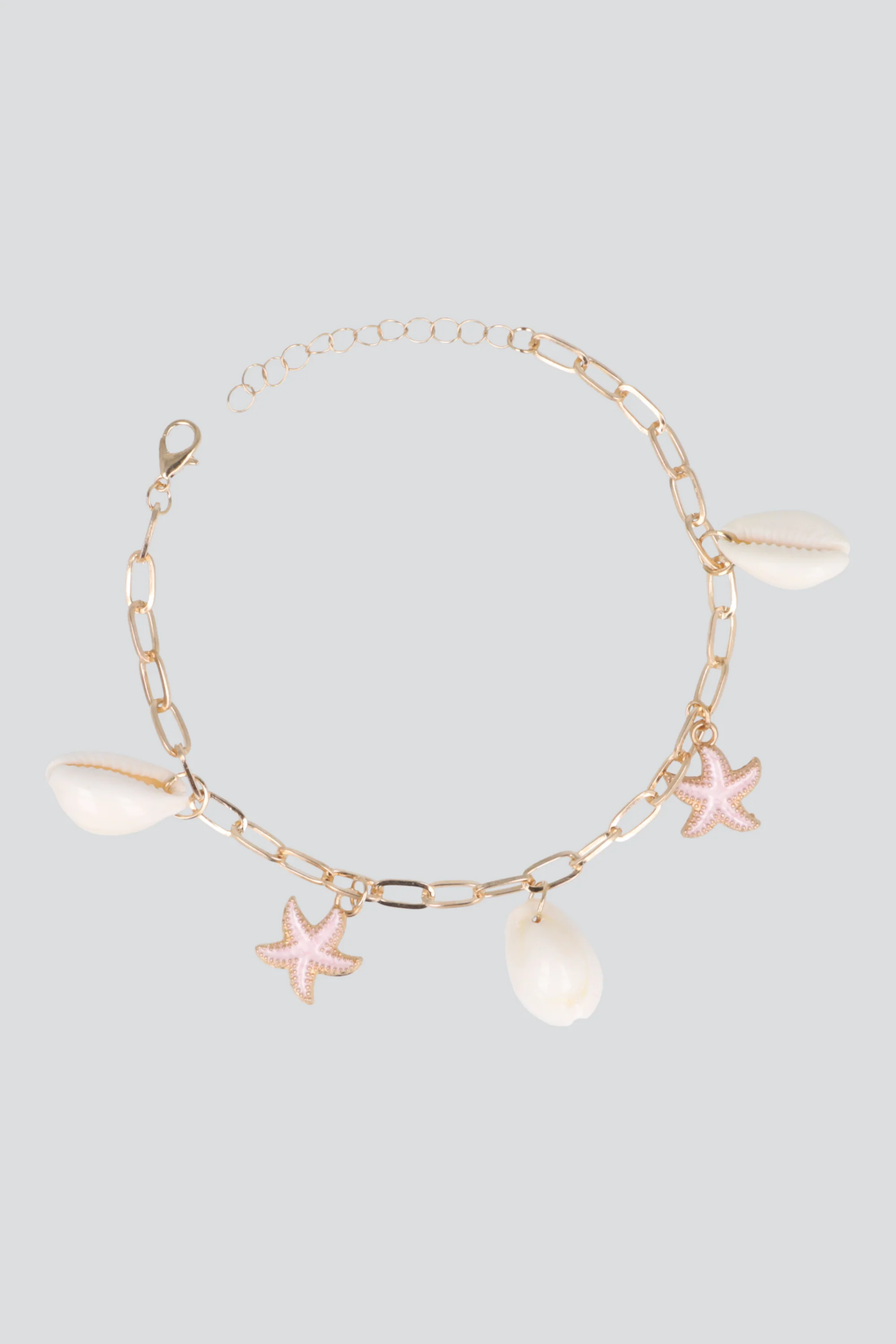 ANKLET CADENA CONCHAS MAR