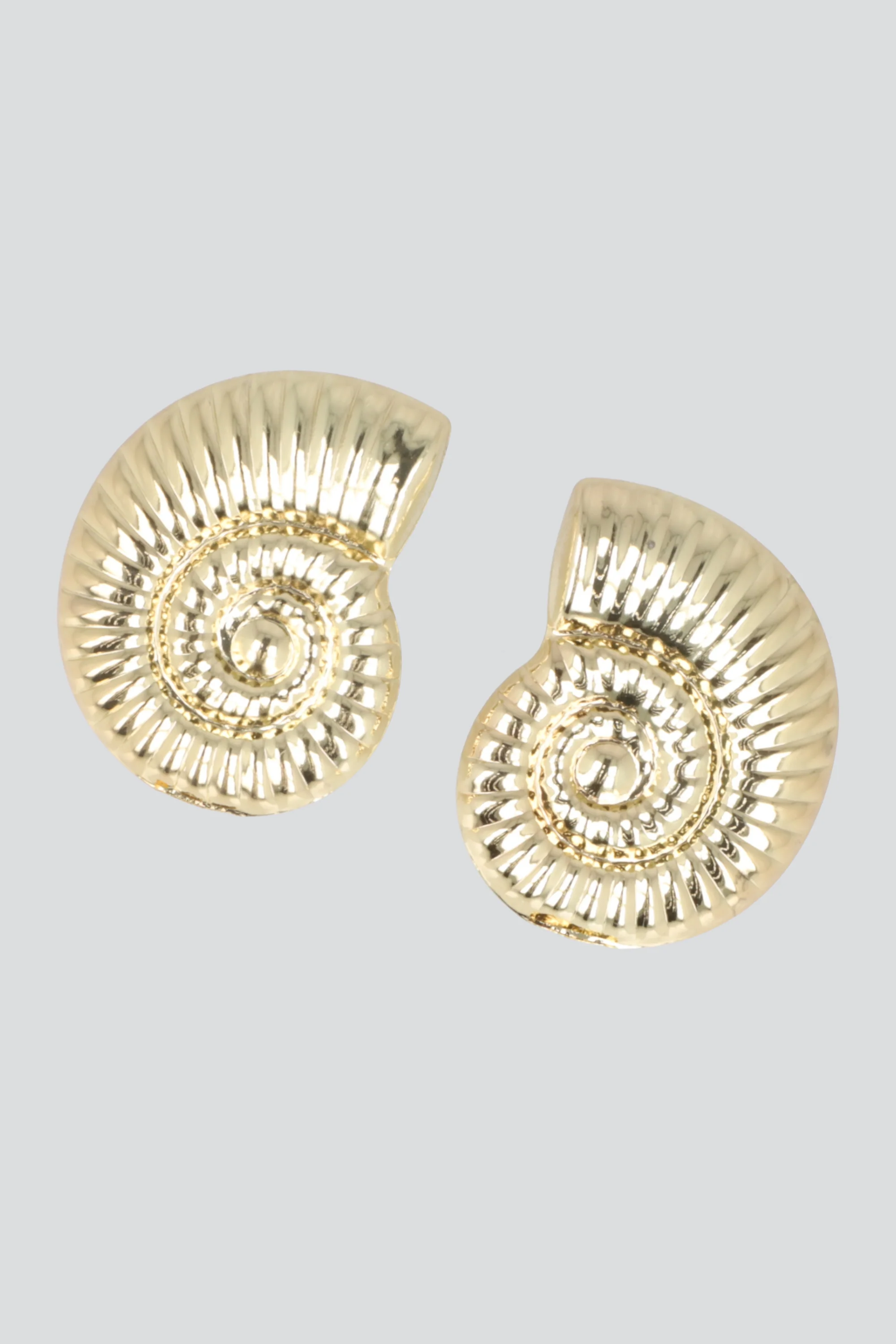 Aretes caracola metal - Image 2