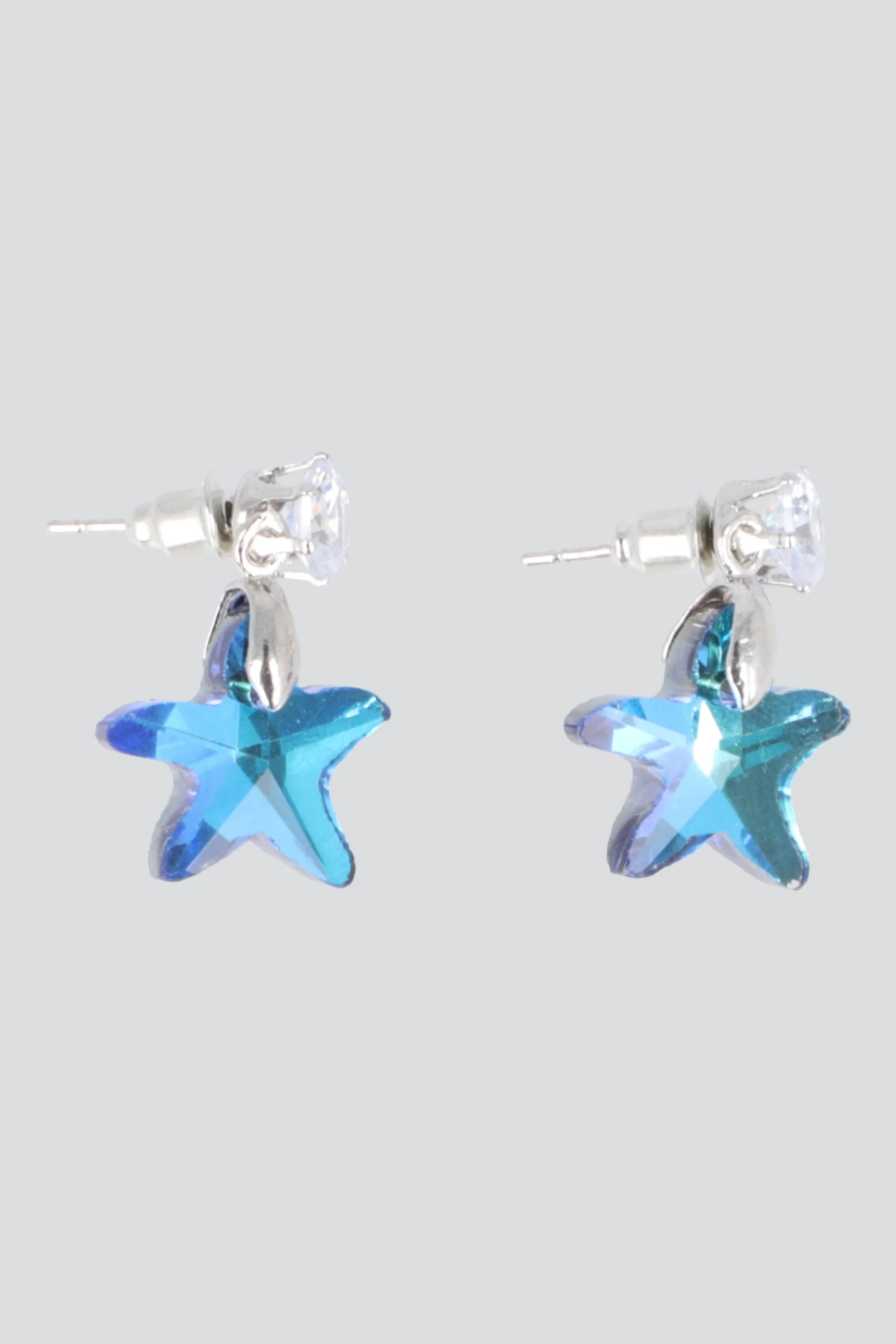 ARETES ESTRELLA DE MAR CRISTAL
