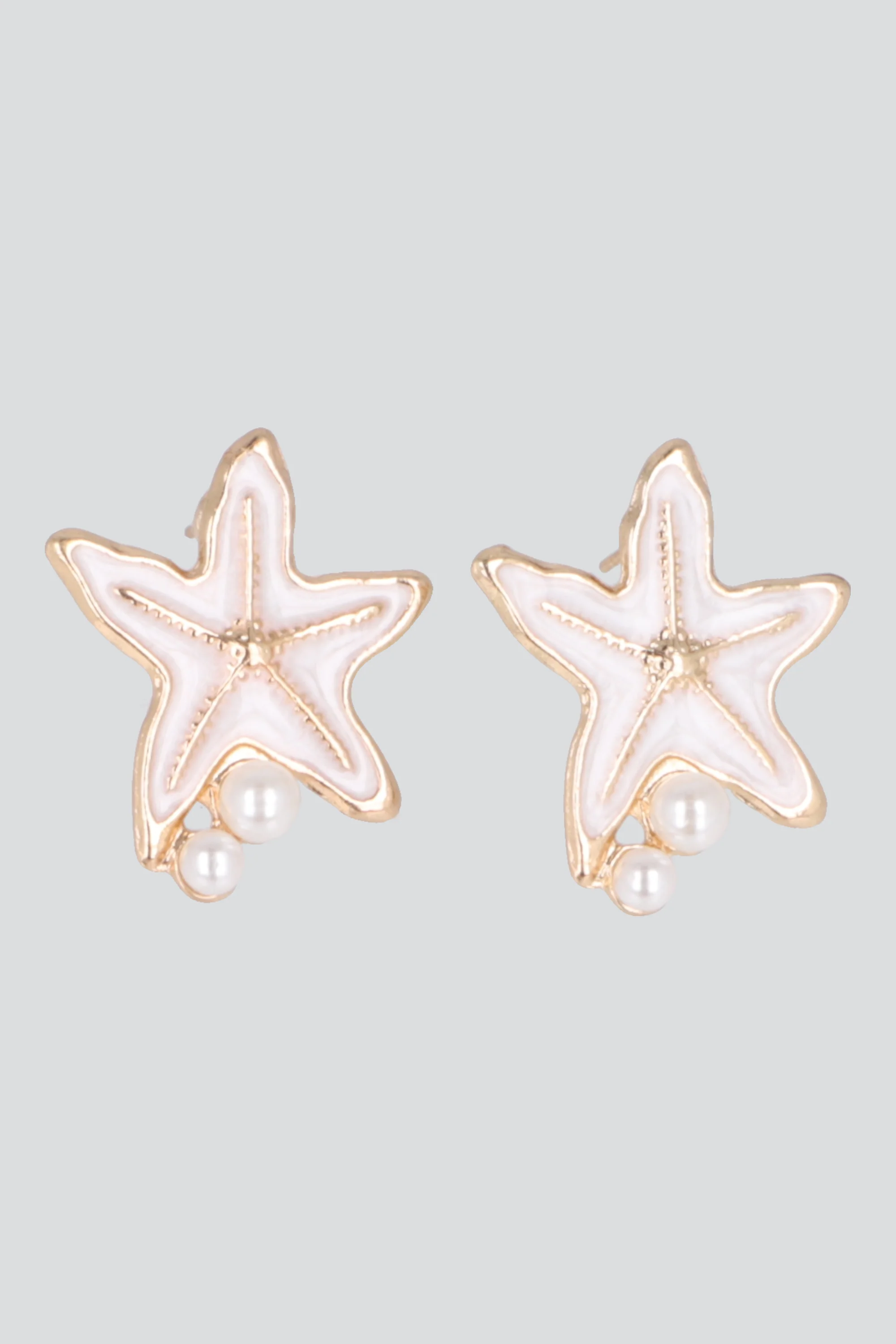 ARETES ESTRELLA DE MAR PERLA