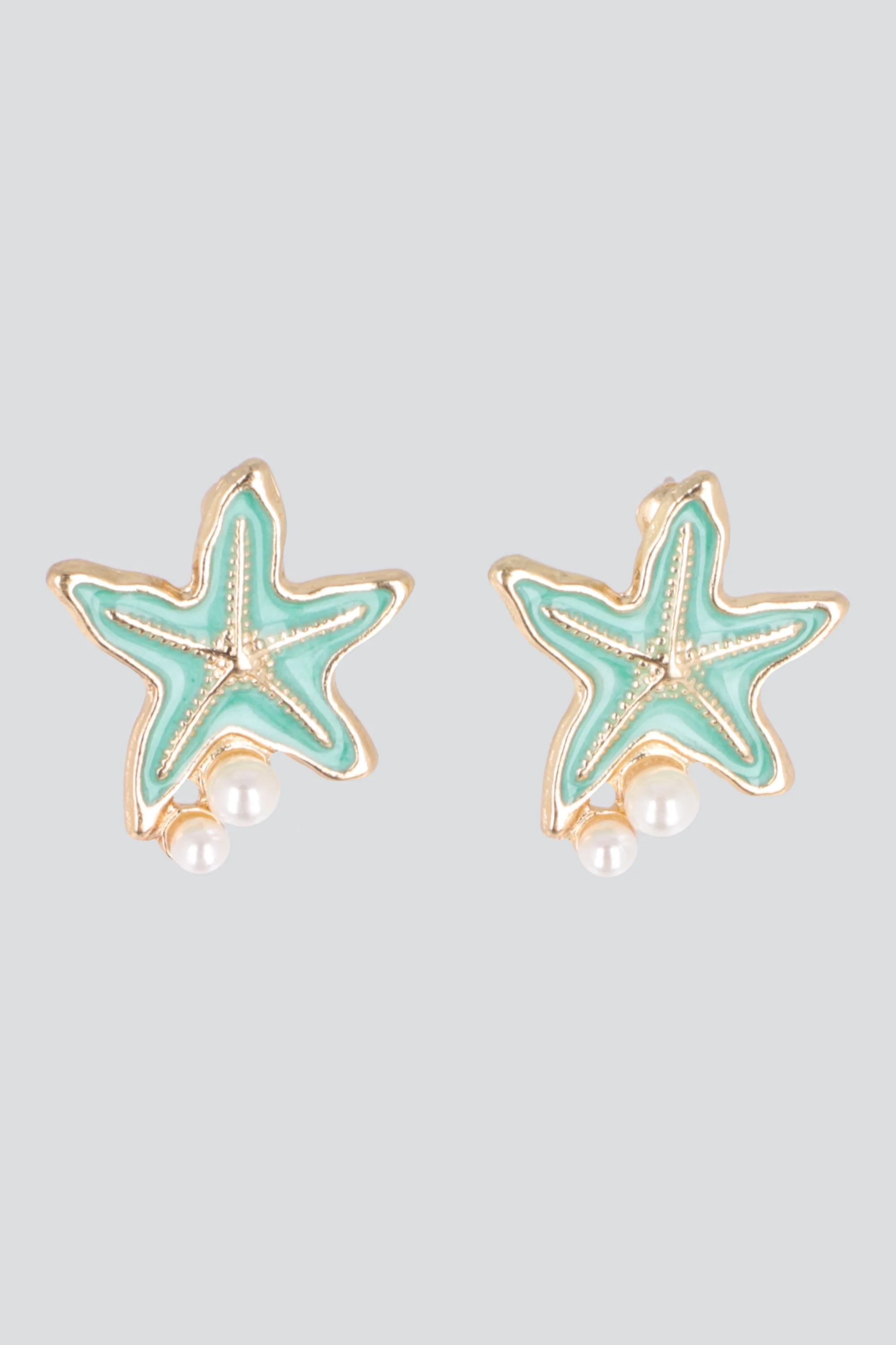 ARETES ESTRELLA DE MAR PERLA