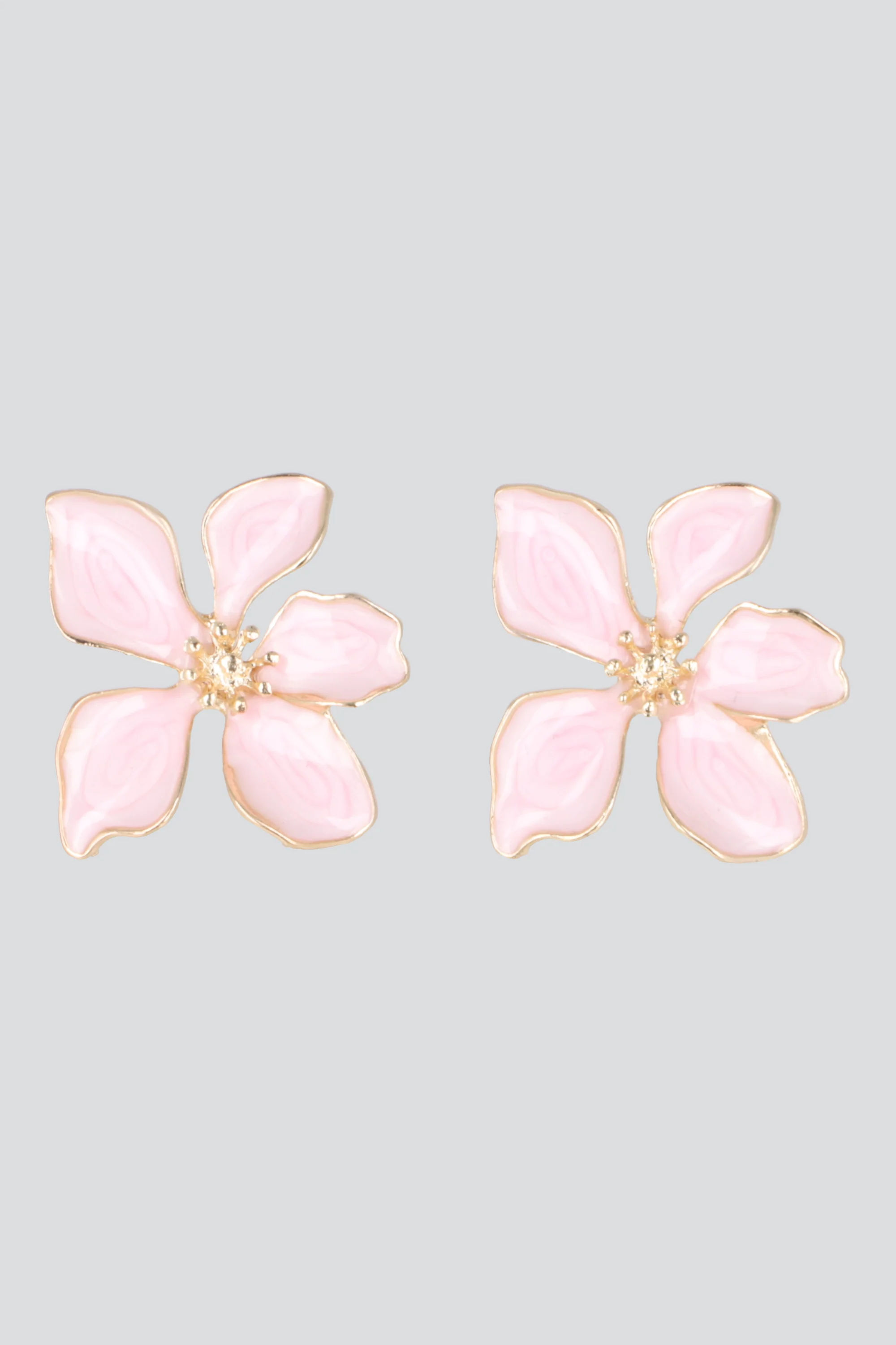 ARETES FLOR ESMALTADA