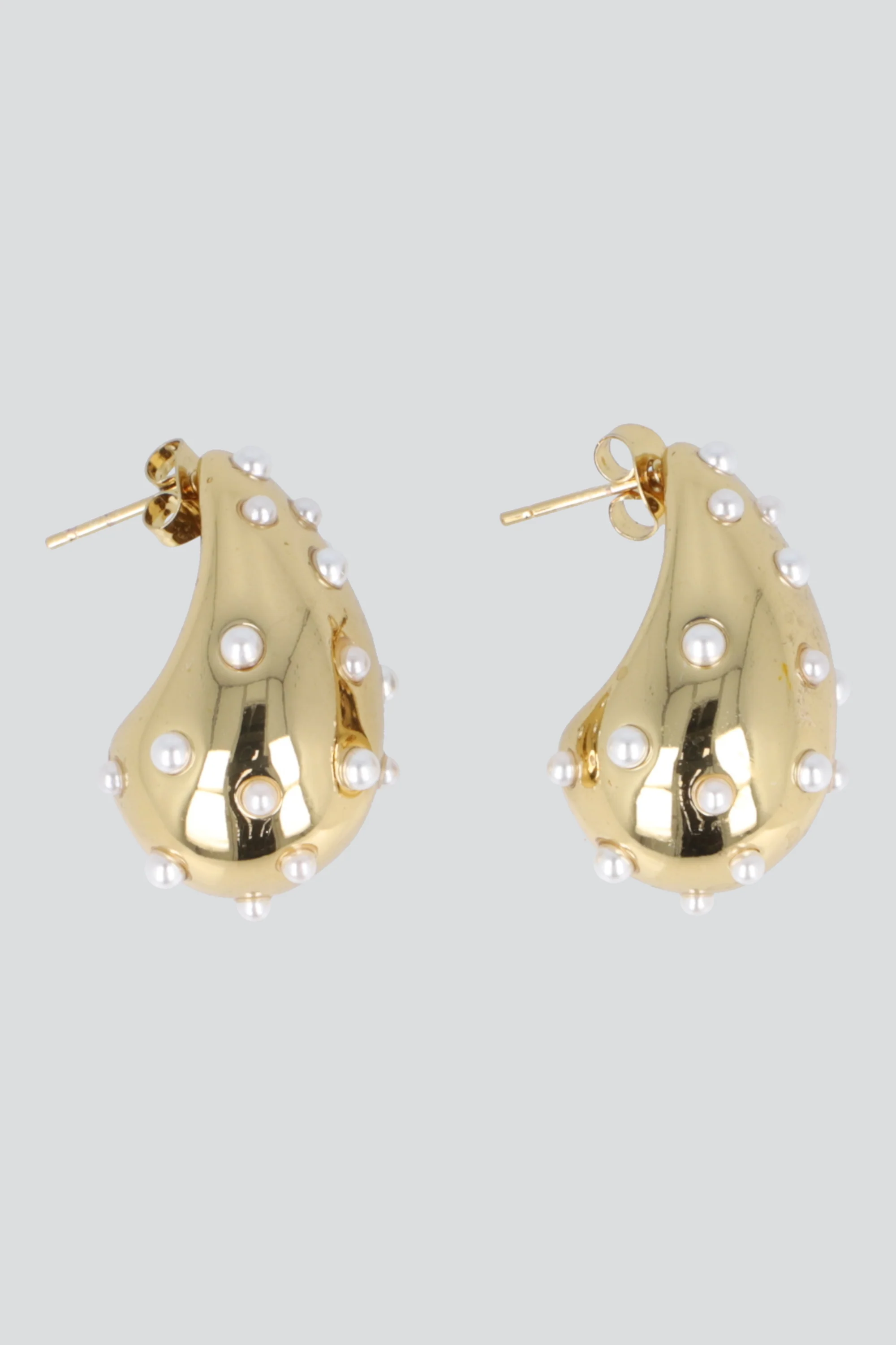 Aretes gota incrustaciones