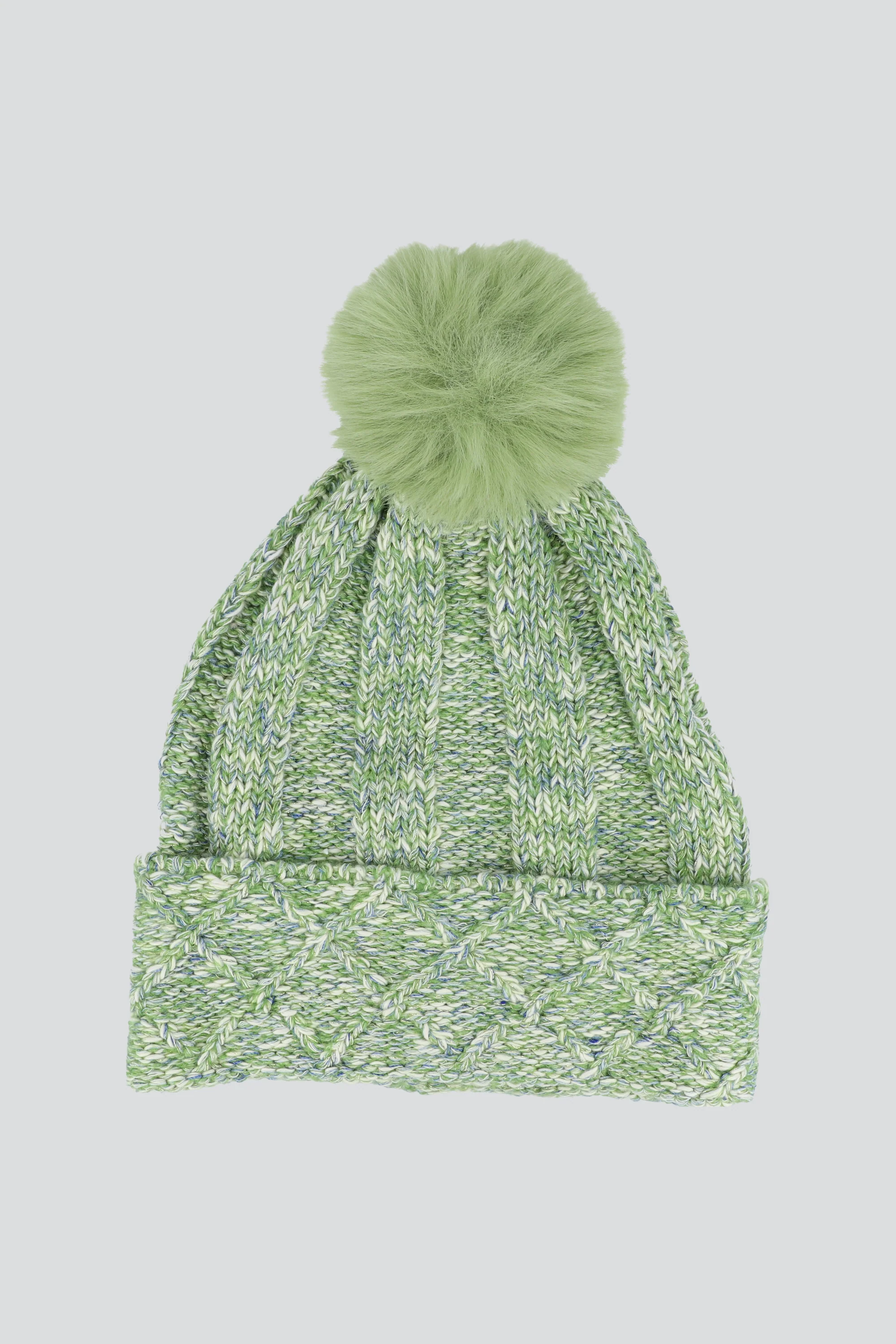 Beanie color jaspe fluffy - Image 3