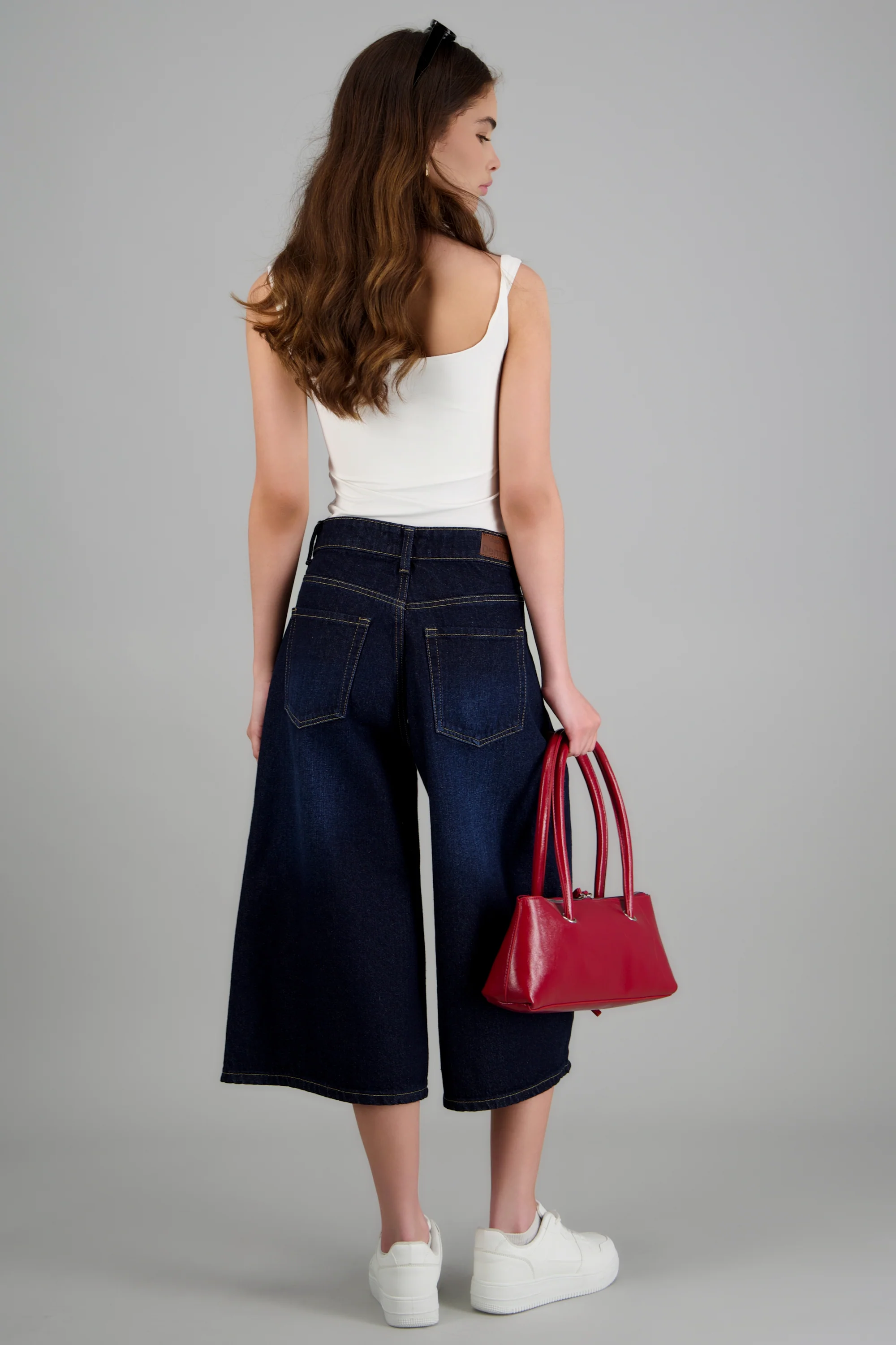Bermuda denim entintada - Image 4