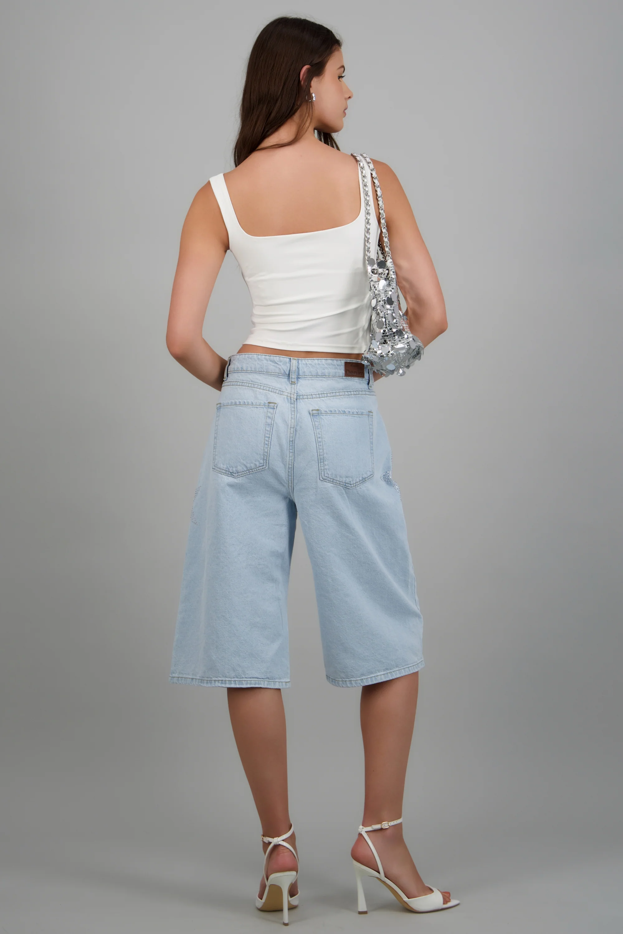 Bermuda denim estrellas brillos - Image 4