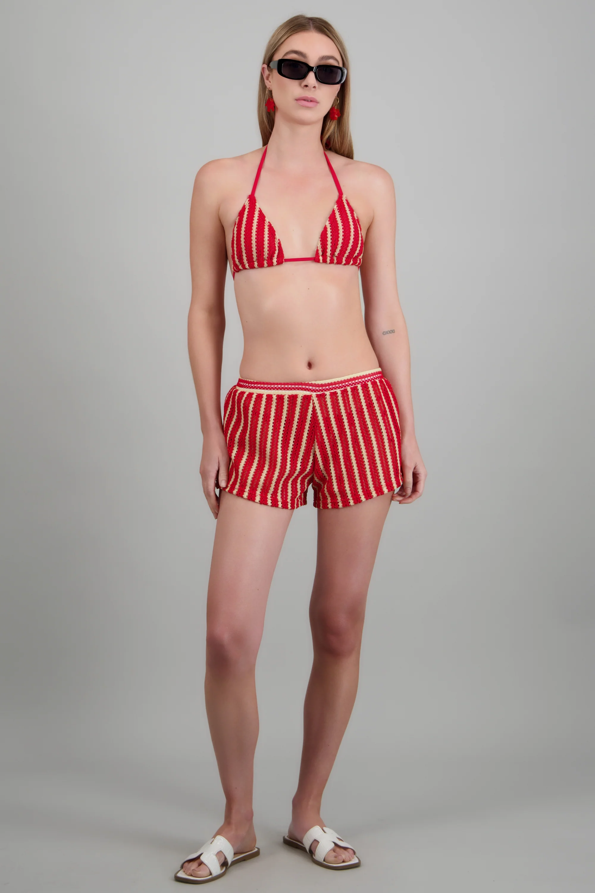 BIKINI 3PZ LINEAS TIPO CROCHET