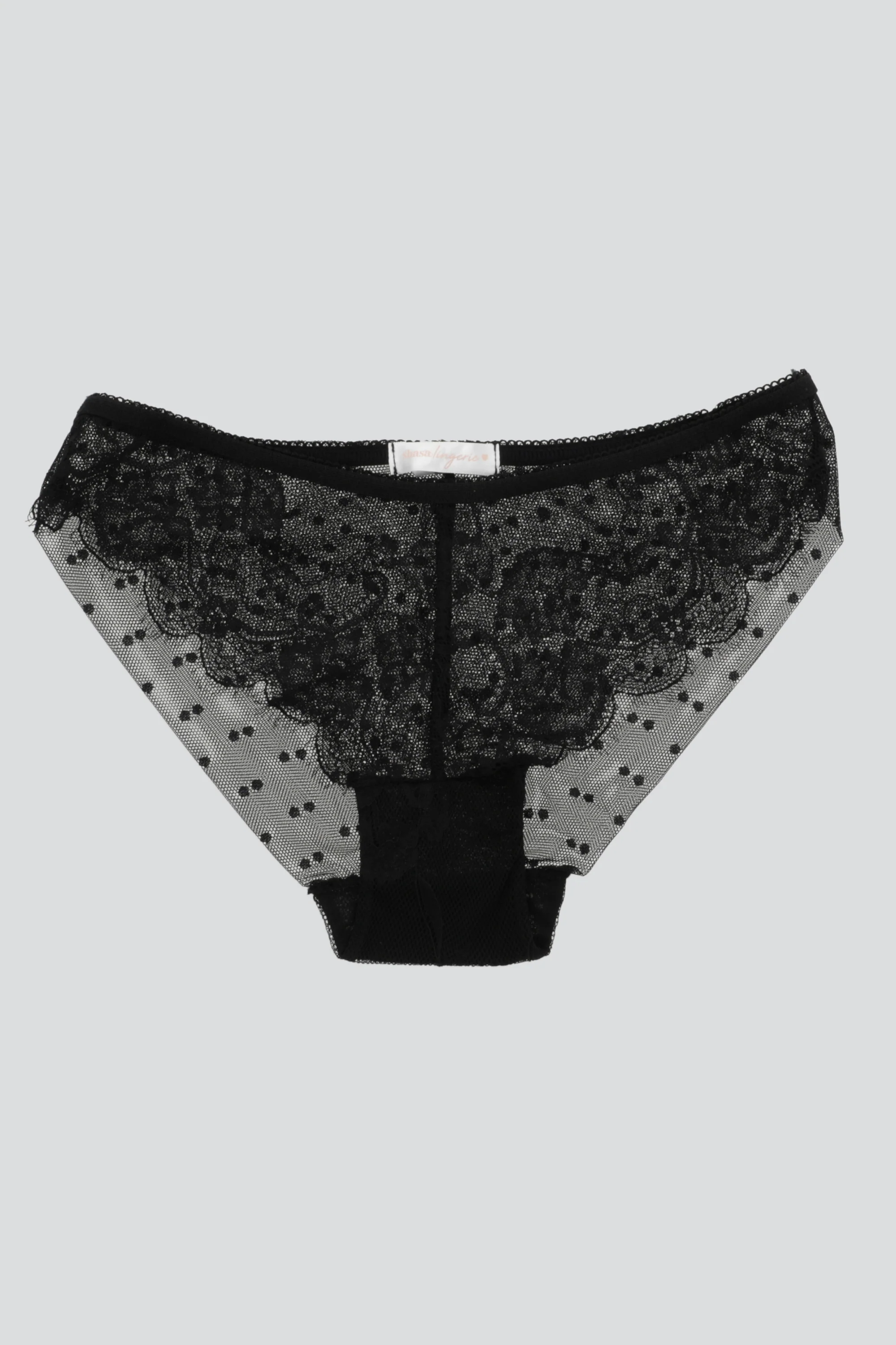 Bikini mesh con encaje