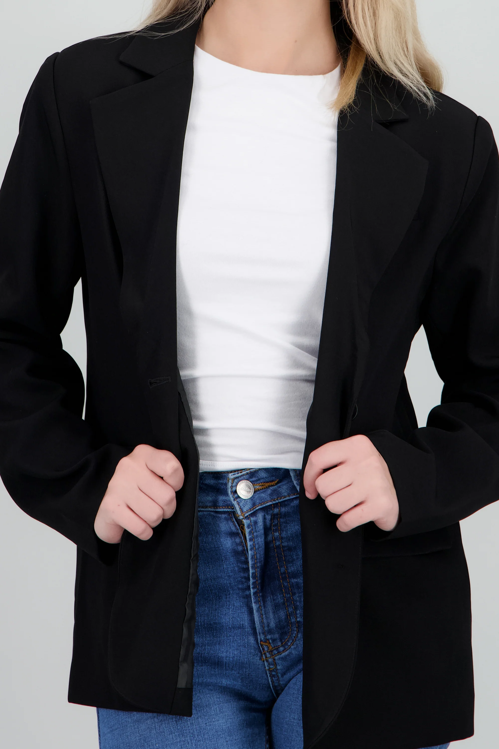 Blazer liso oversized - Image 5