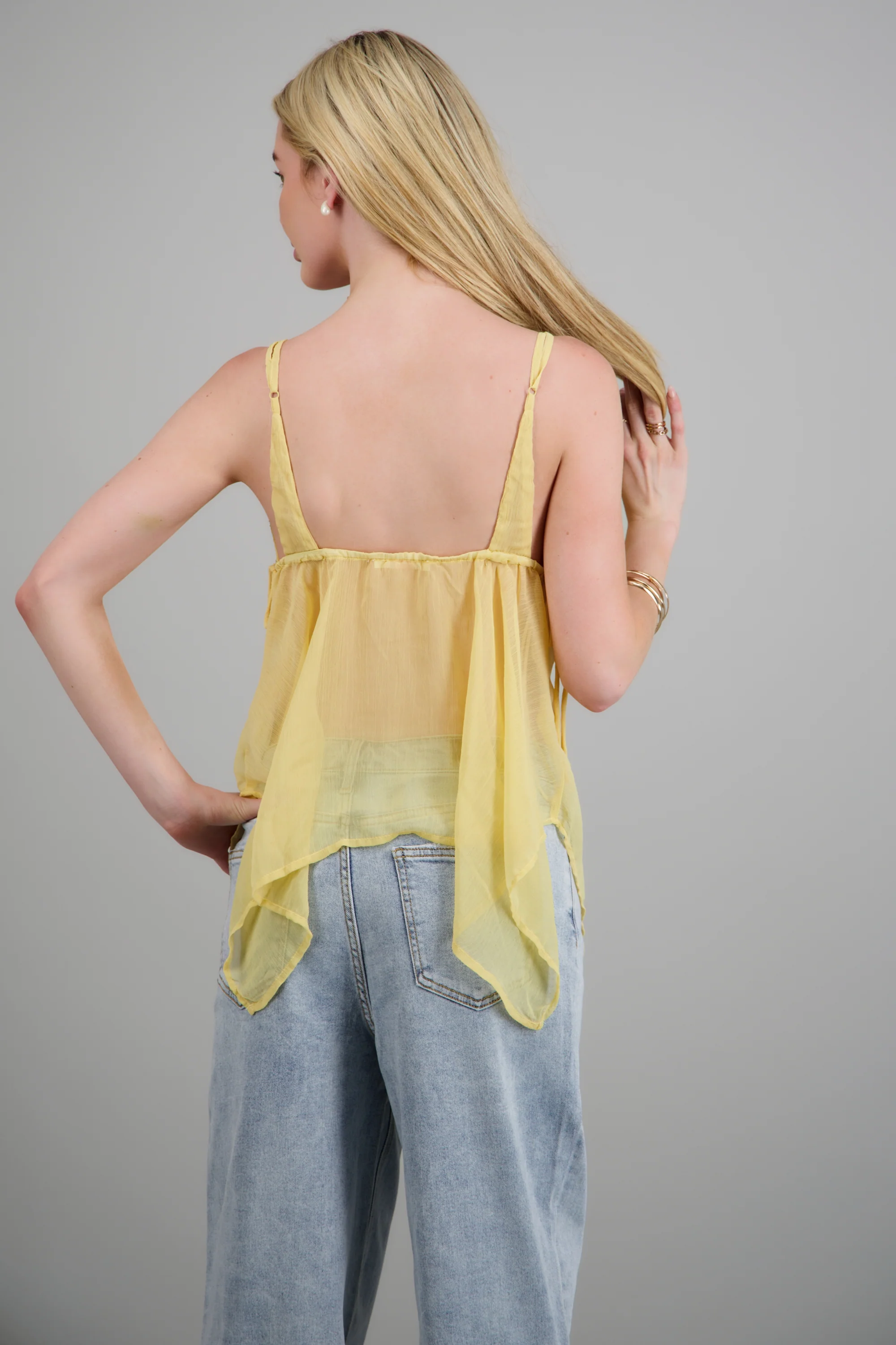 Blusa asimtrico brillos estoperoles - Image 4