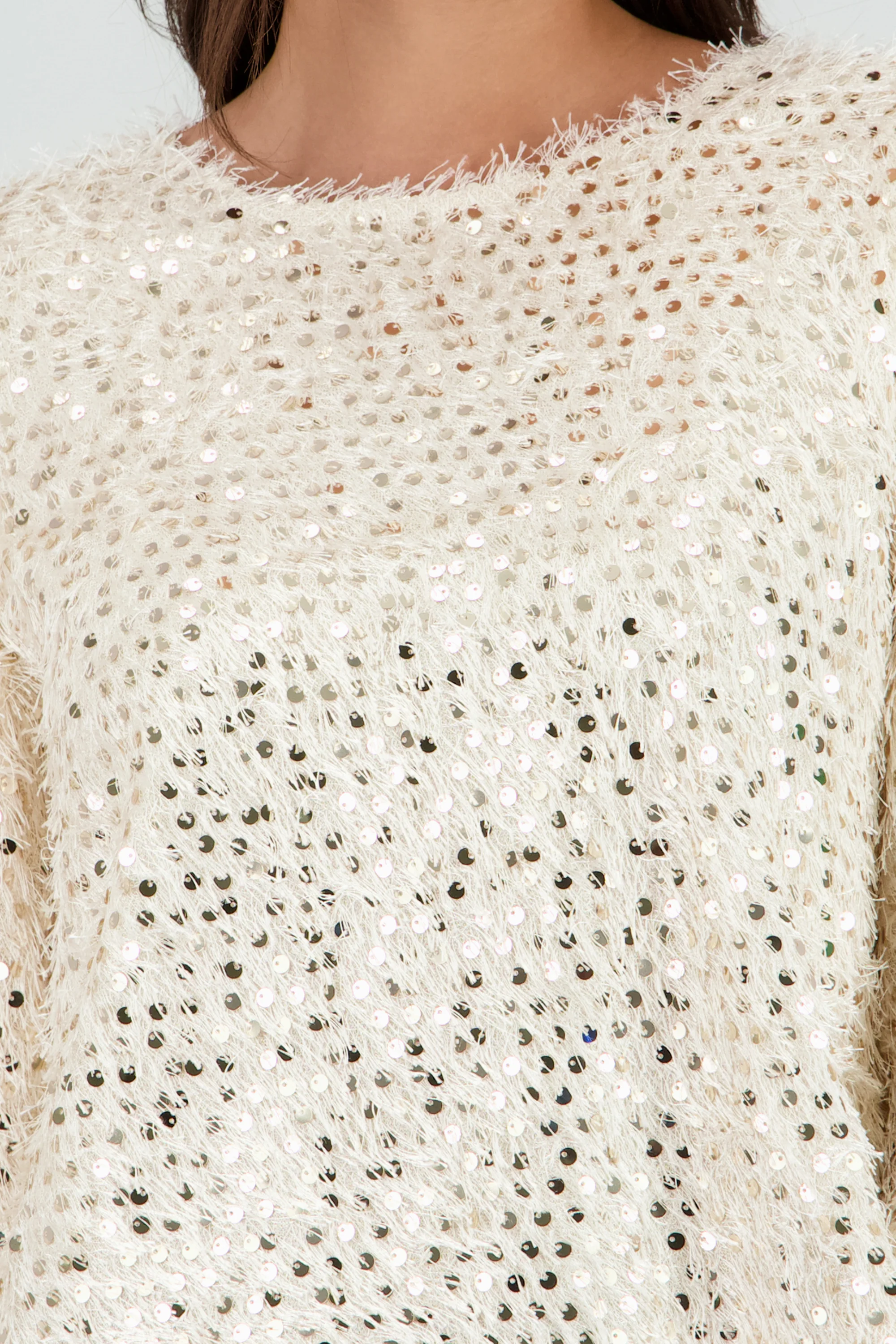 Blusa boxy lentejuelas - Image 5