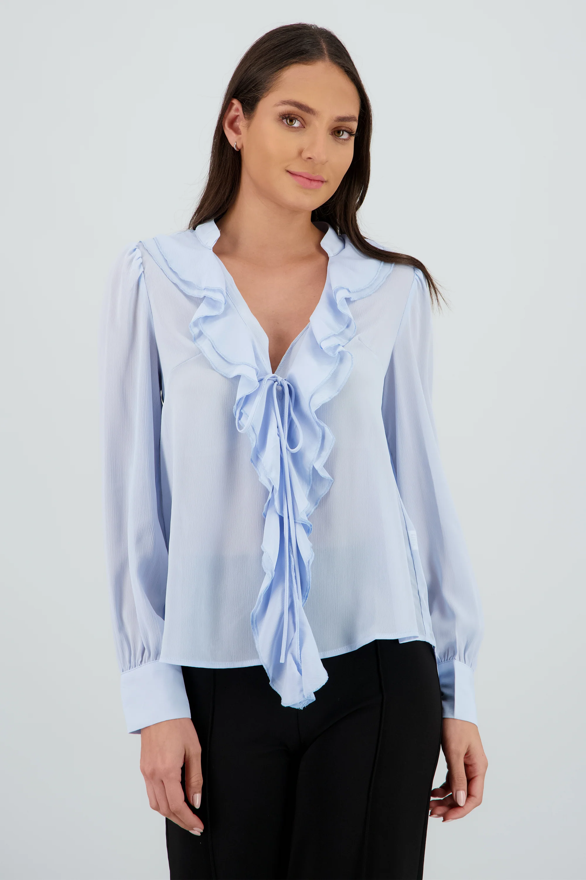Blusa escote mini olanes