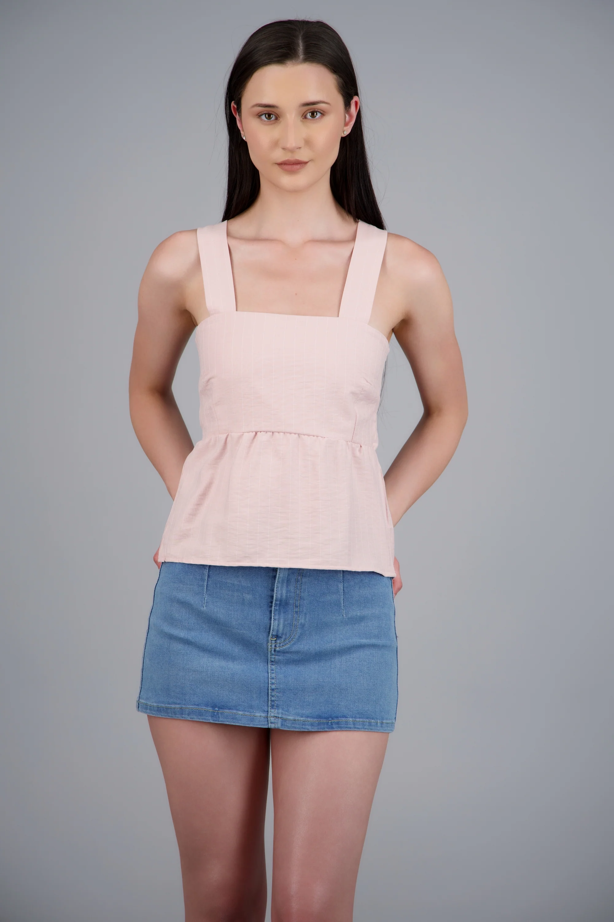 BLUSA RAYAS TIRANTES ANCHOS - Image 3
