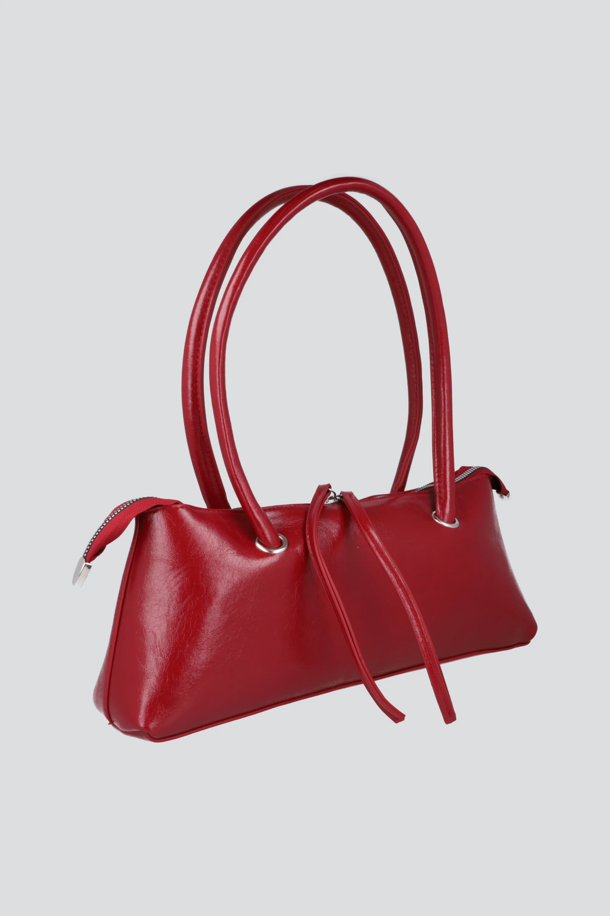 Bolsa baguette larga charol - Image 3