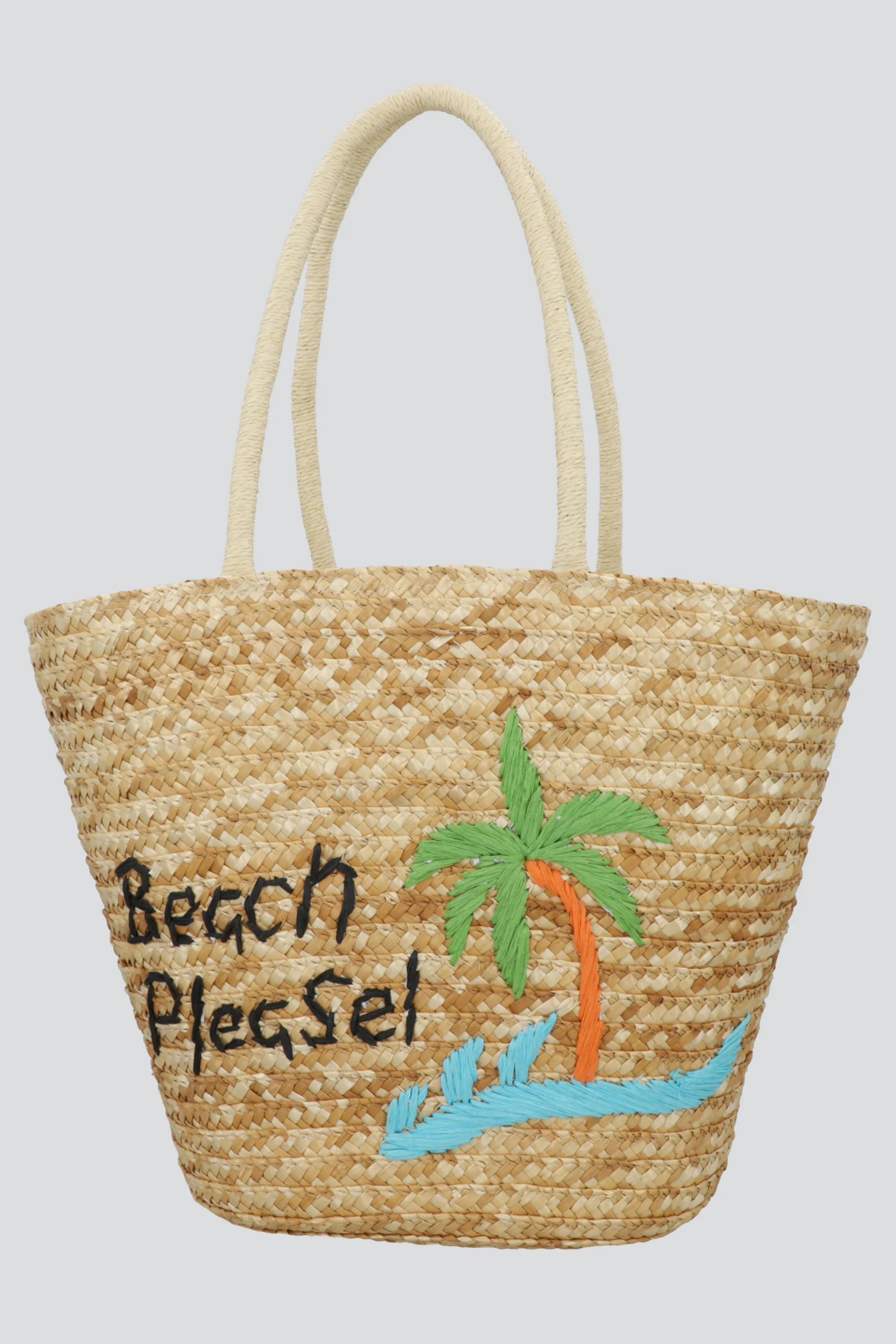 BOLSA RIGIDA TEJIDA PRINT PLAYA