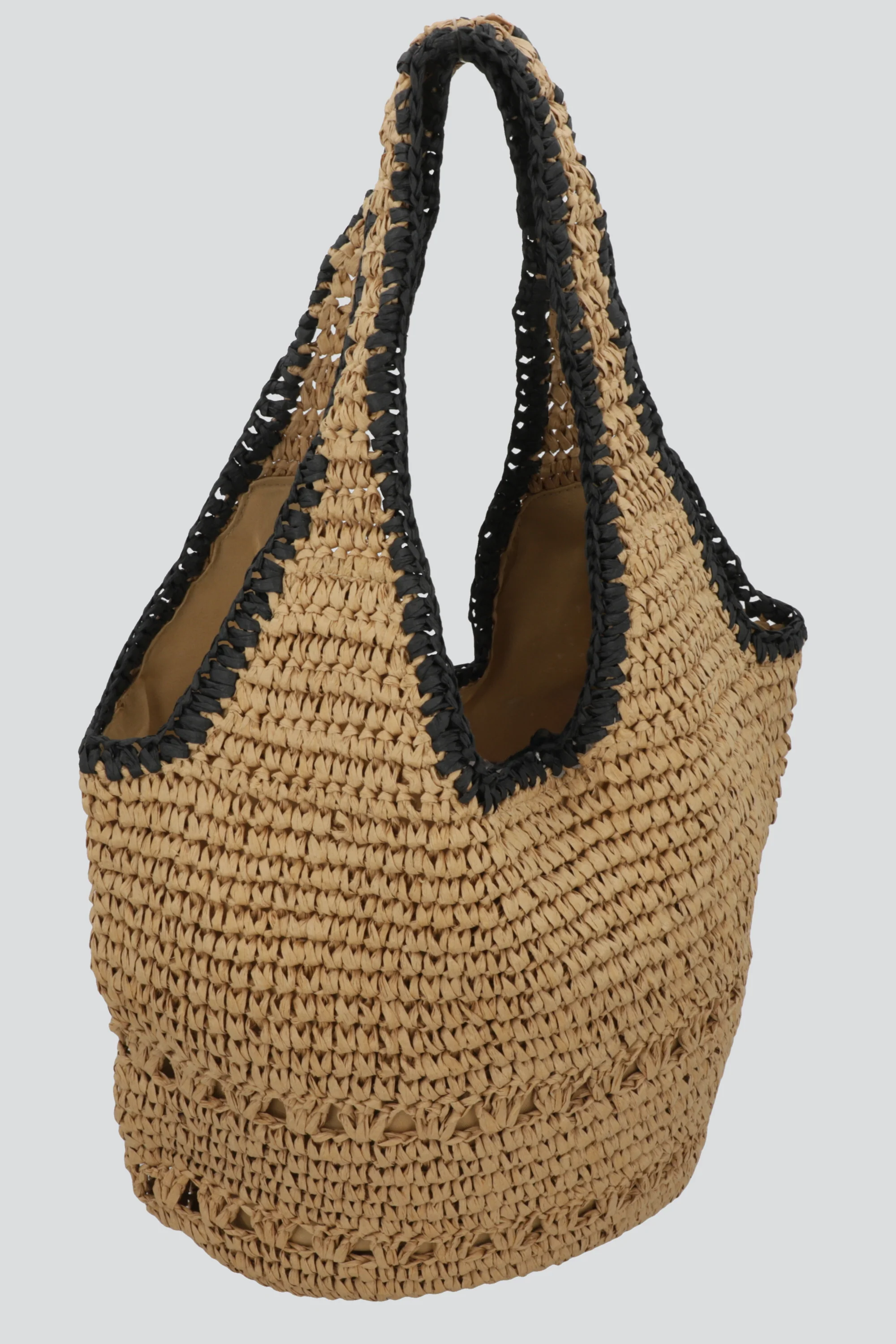 BOLSA TEJIDA PLAYA ORILLA COLOR - Image 3