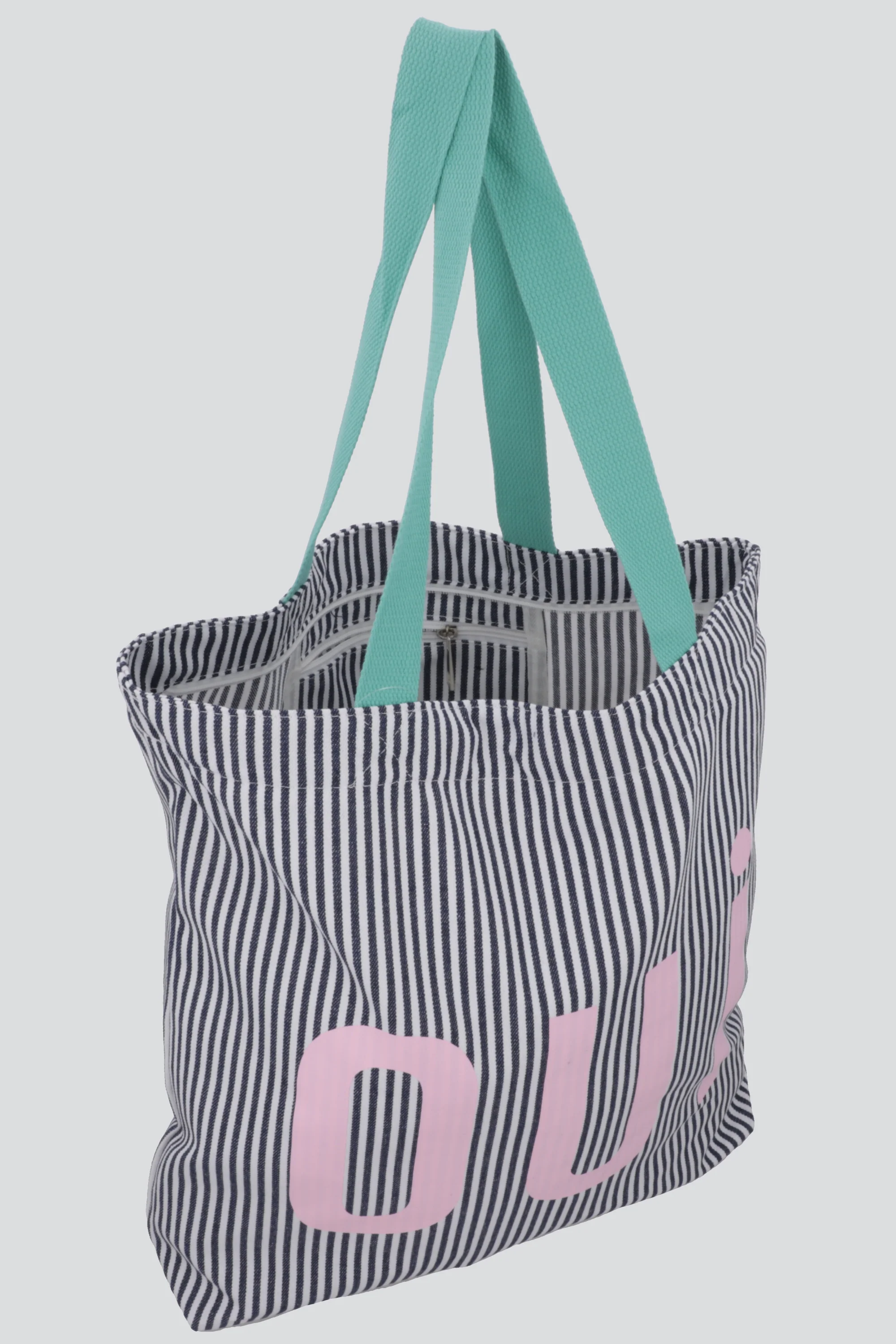 Bolsa tote rayas print - Image 3