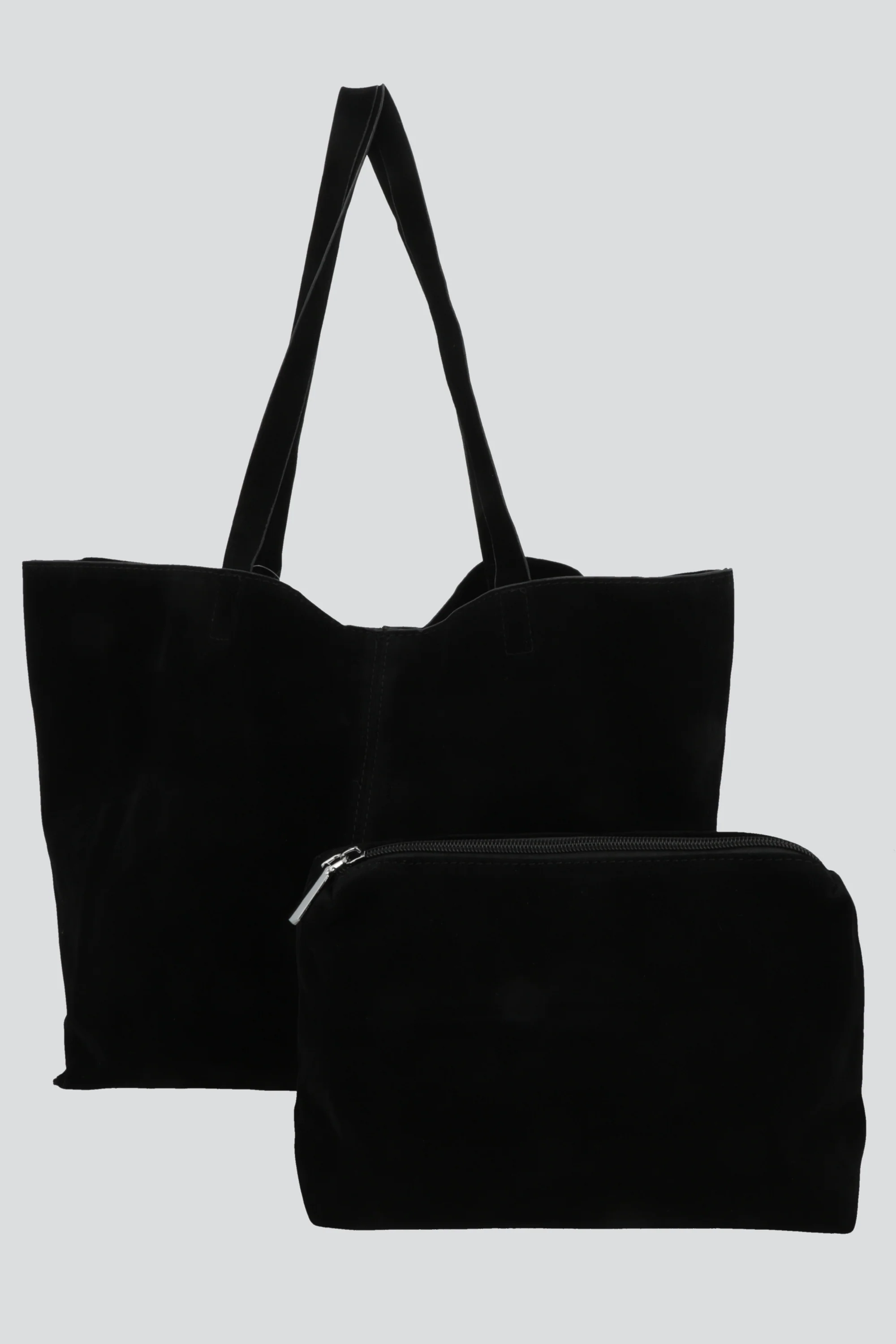 Bolsa tote suede oversize