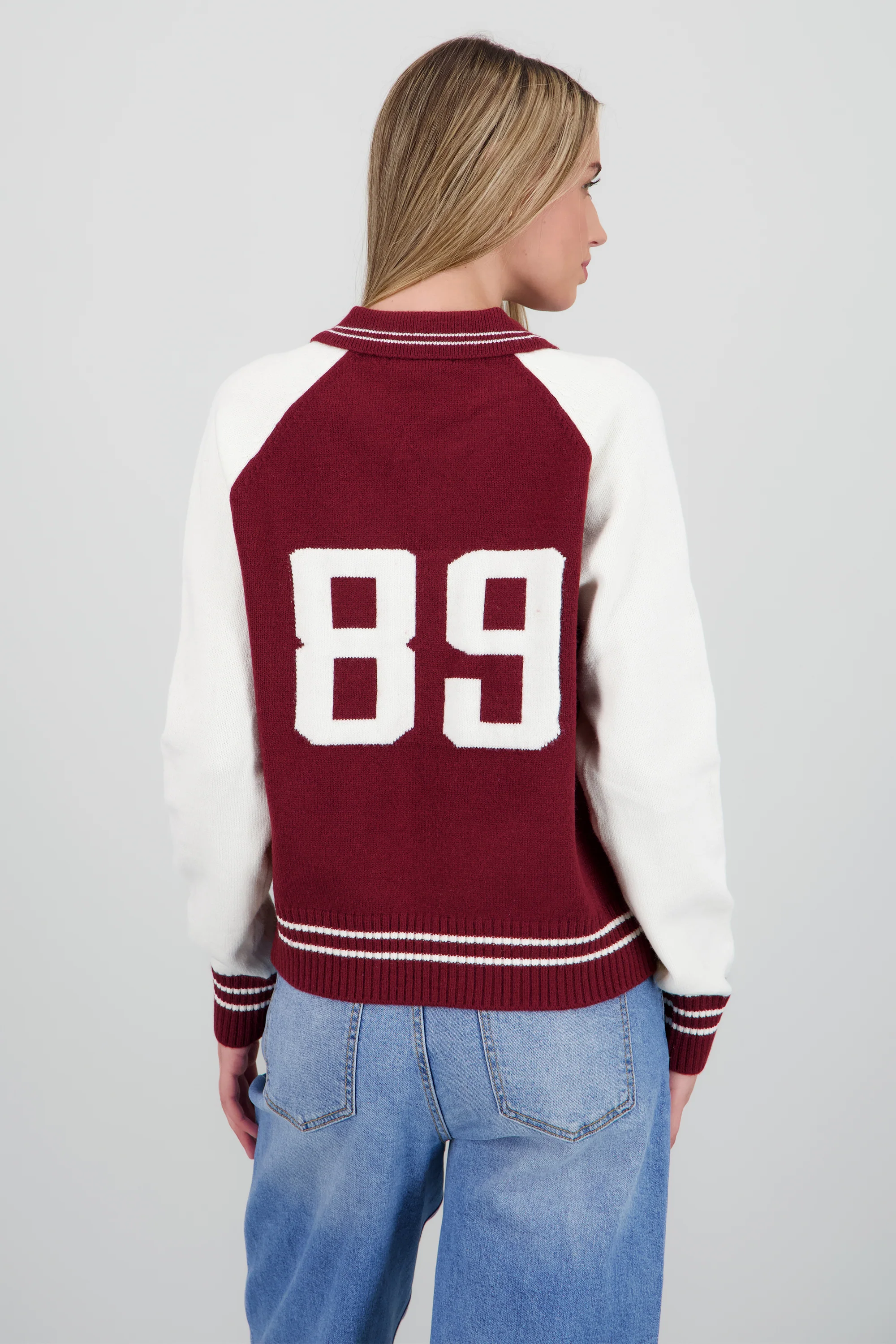 Bomber 89 color block tejido - Image 4