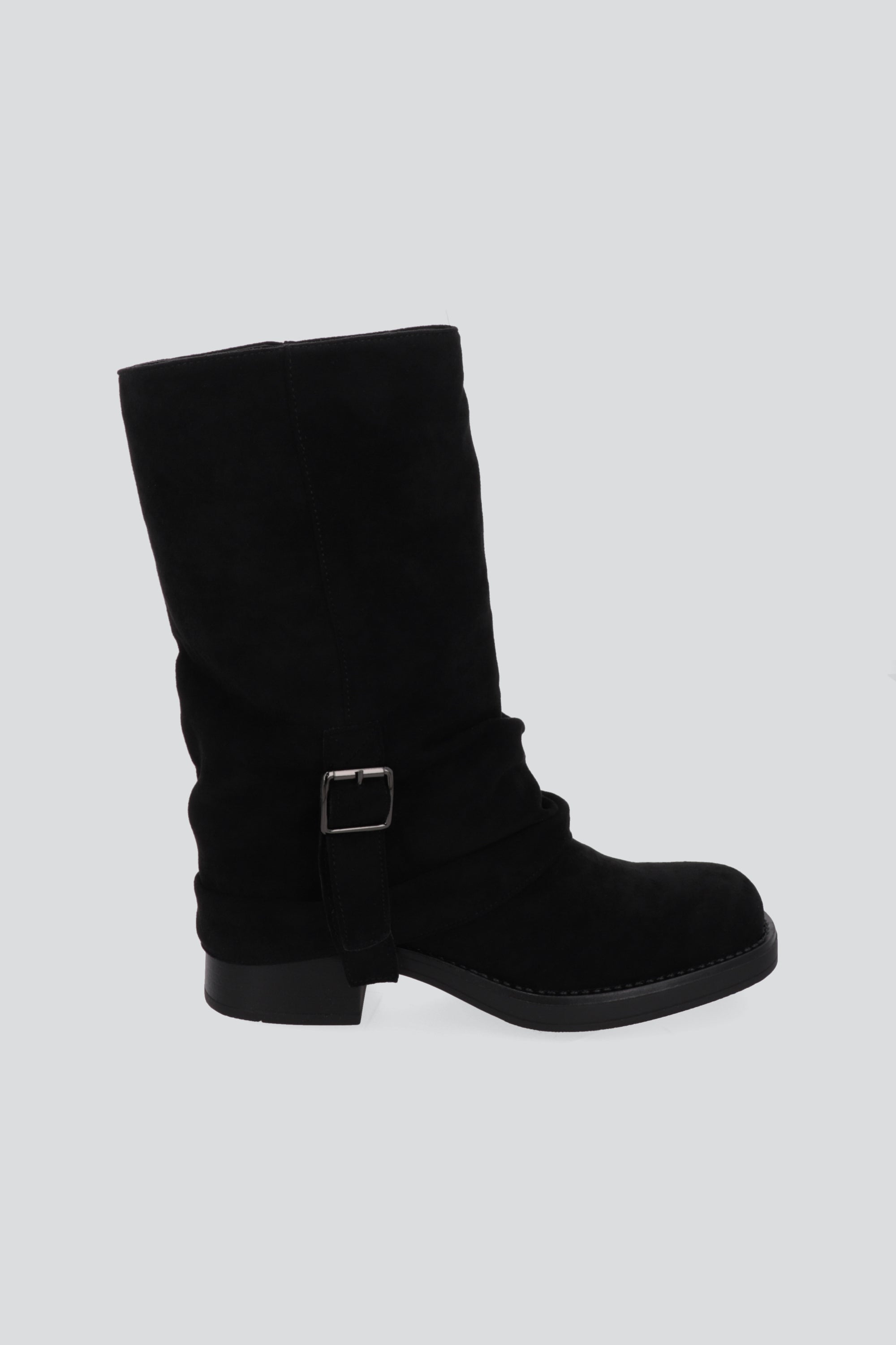 Bota biker funda hebilla