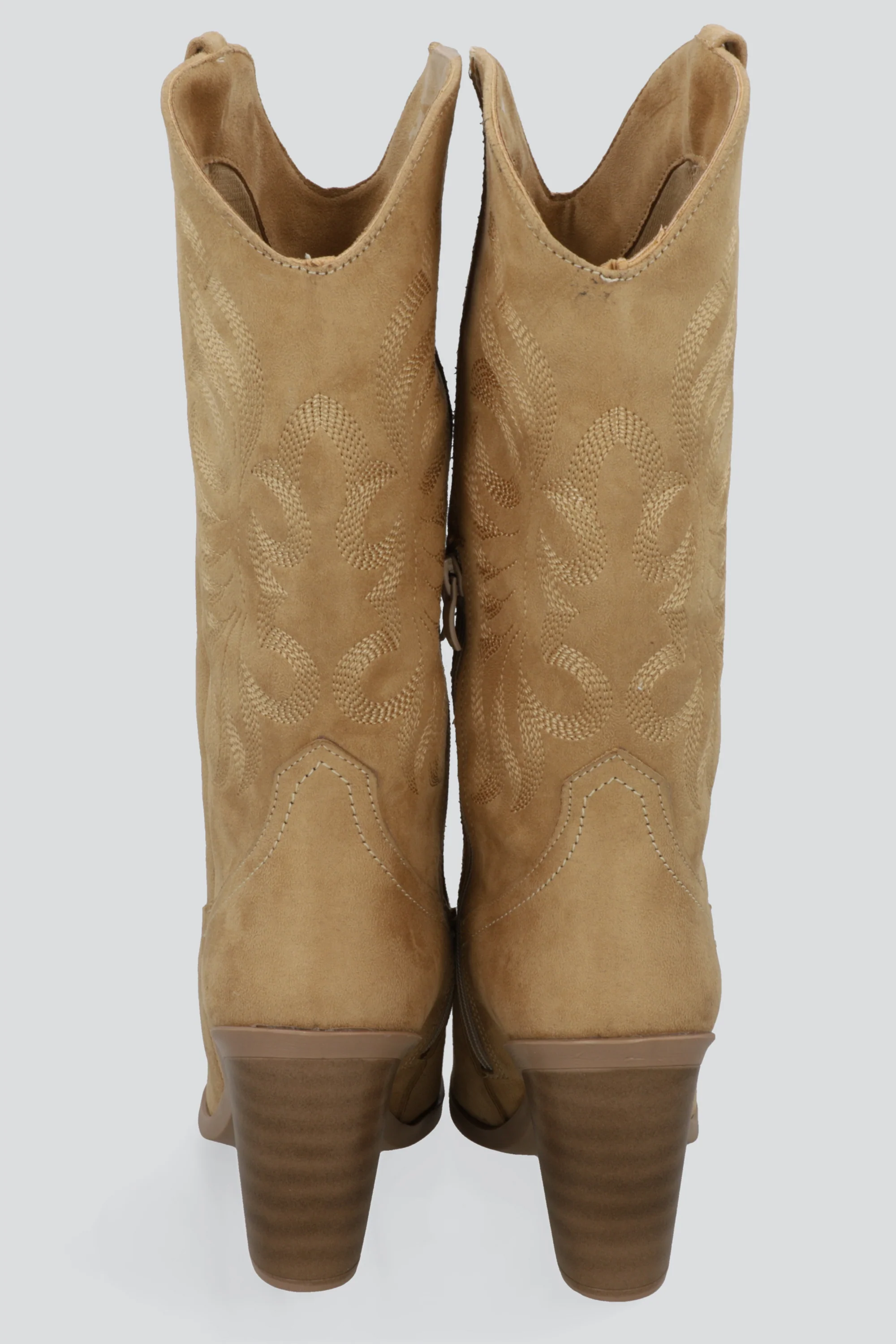 Bota vaquera alta suede bordada - Image 5