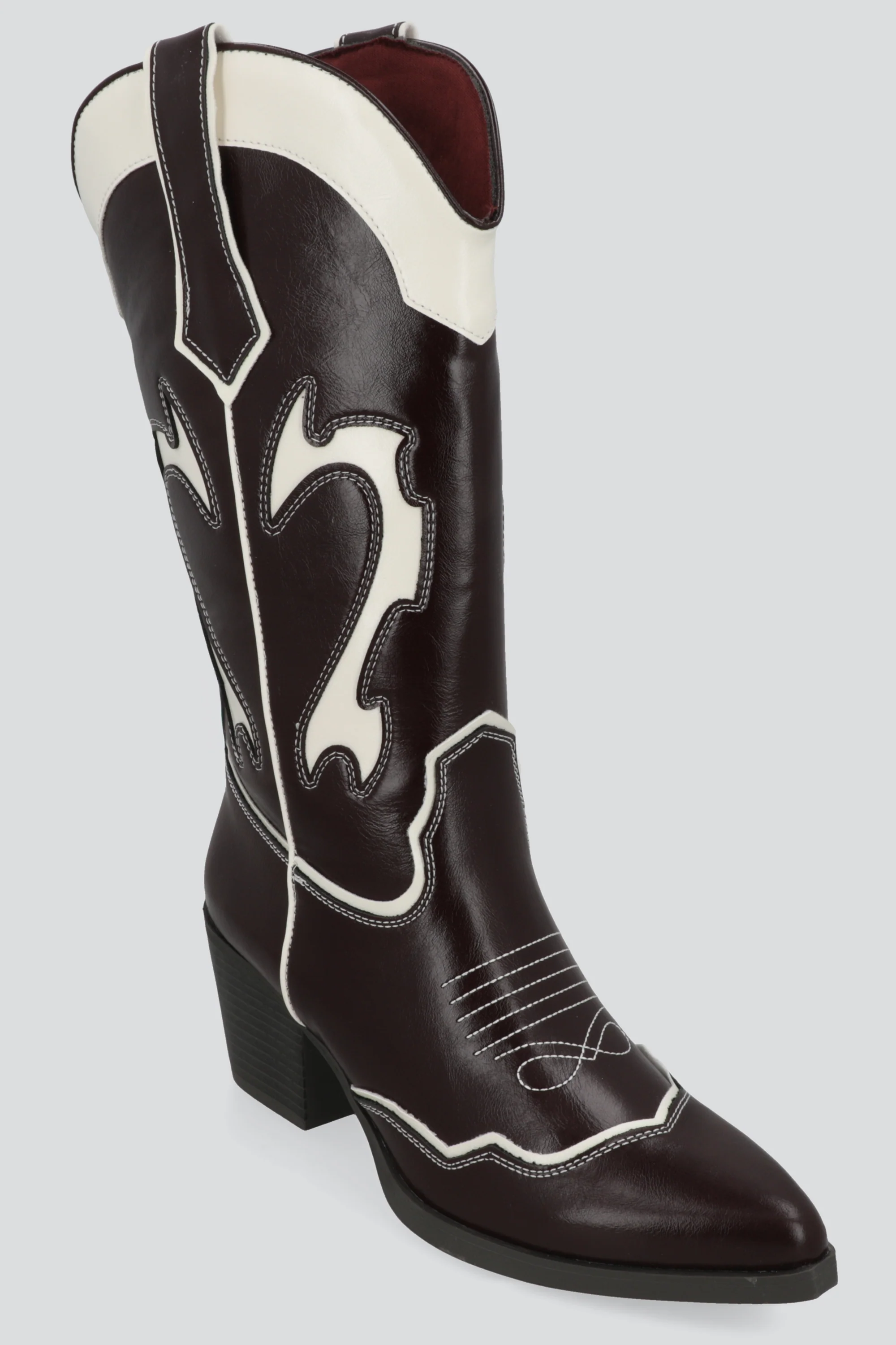 Bota vaquera contrastes bordados - Image 5