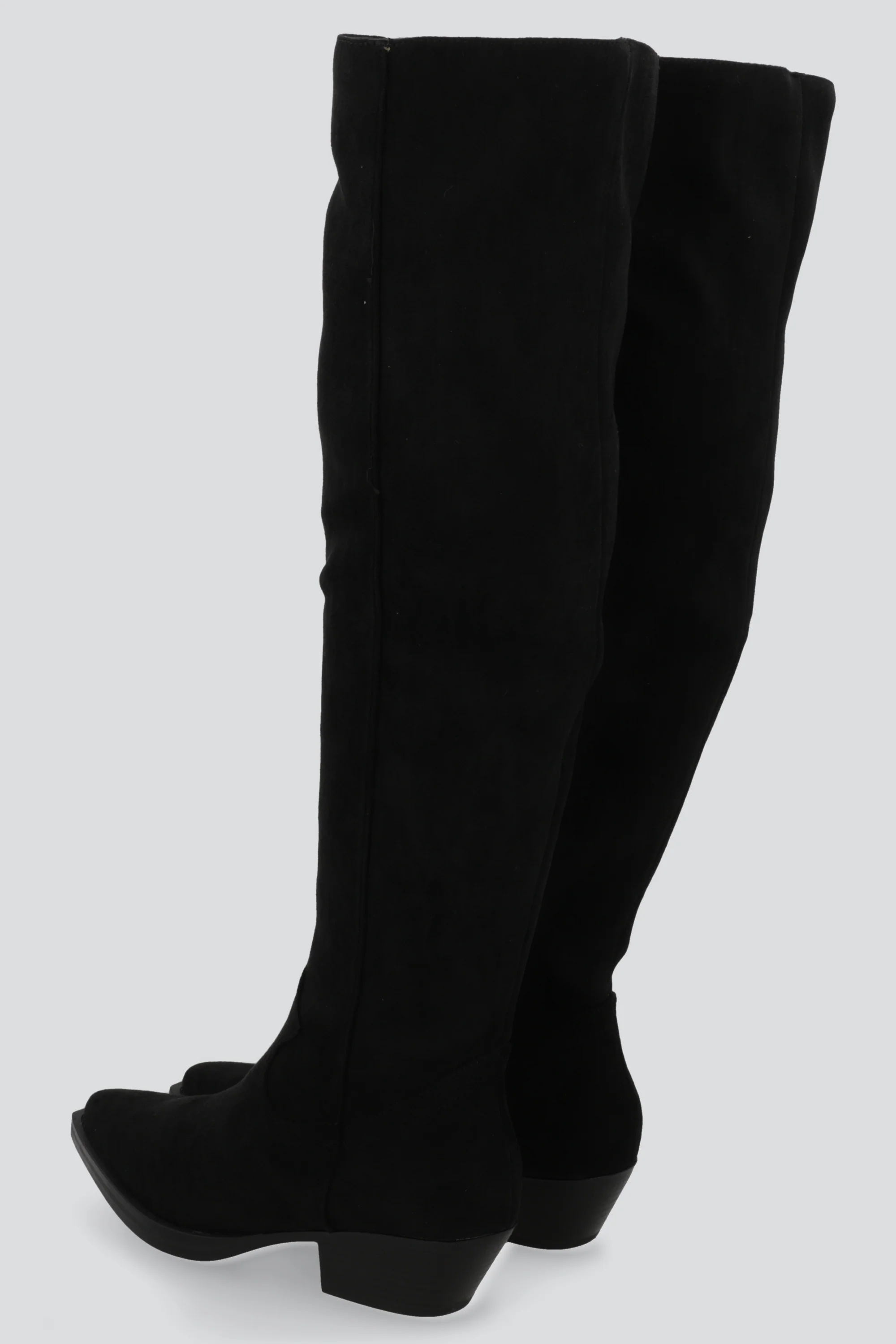Bota vaquera overknee gamucina - Image 3