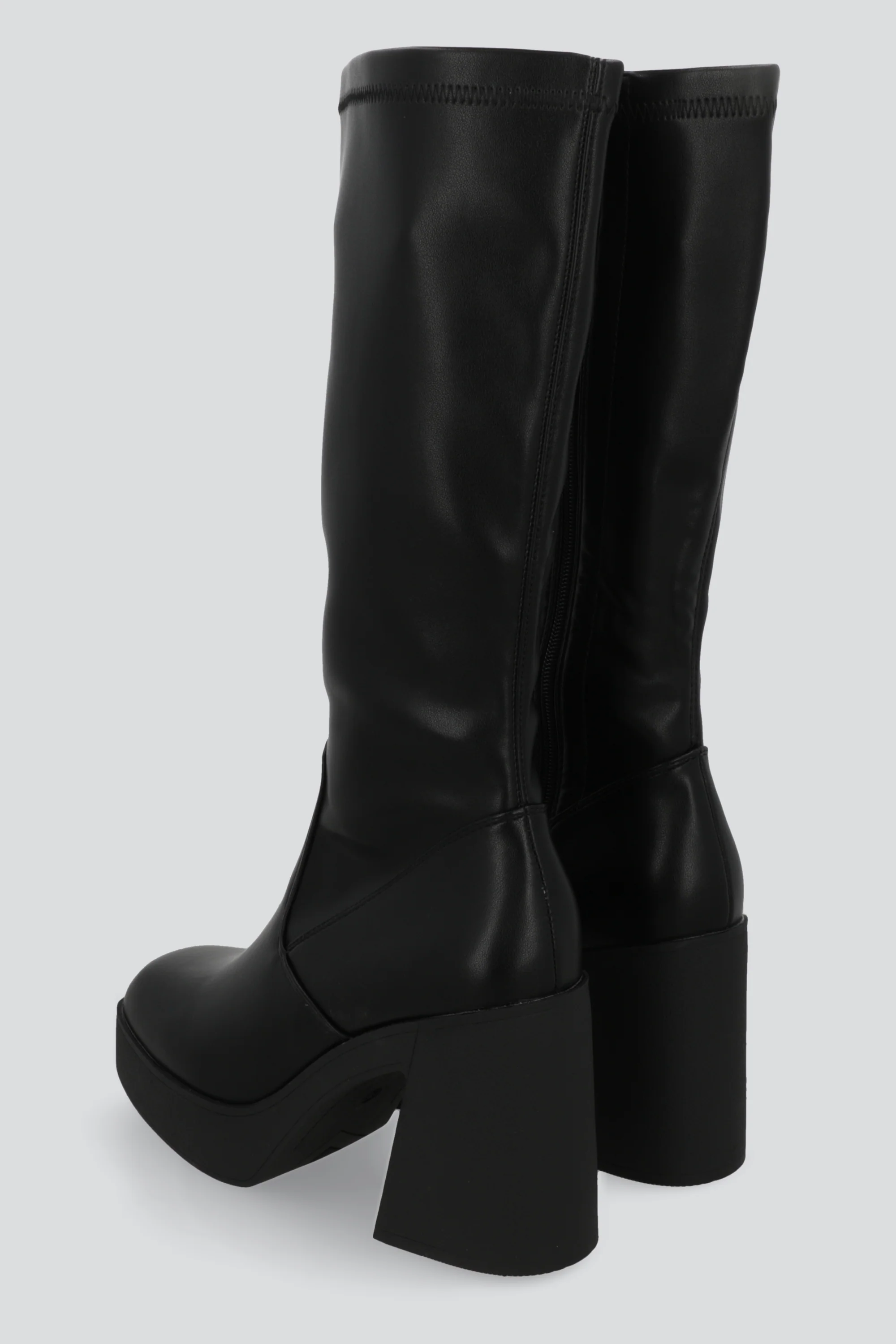 Botas ajustadas tacón ancho - Image 3