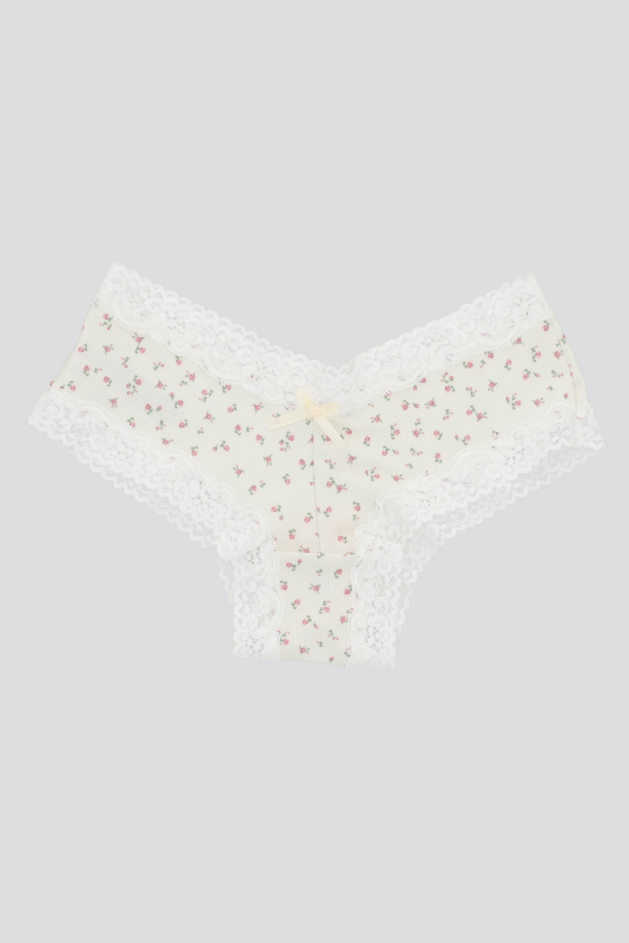 Boxer rib estampado detalle encaje