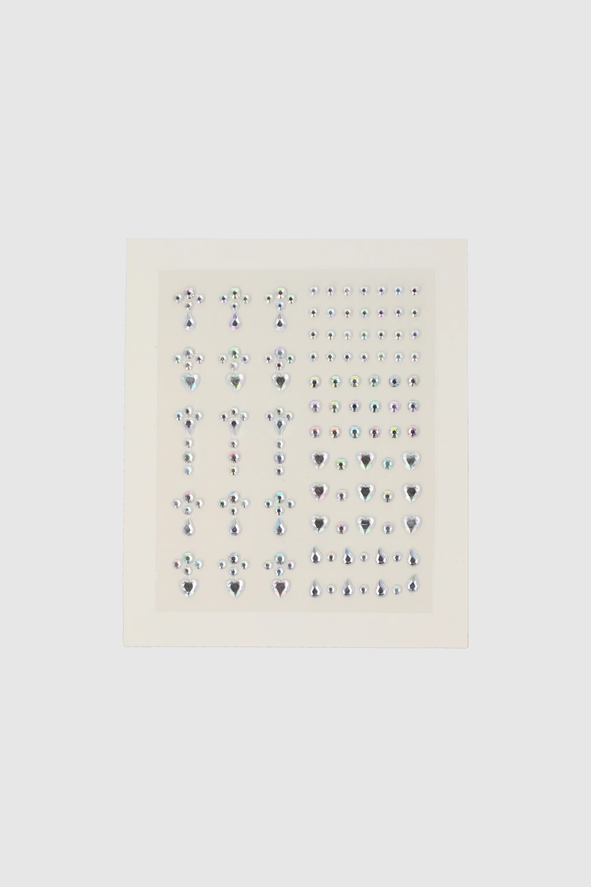 Brillos faciales figuras corazones