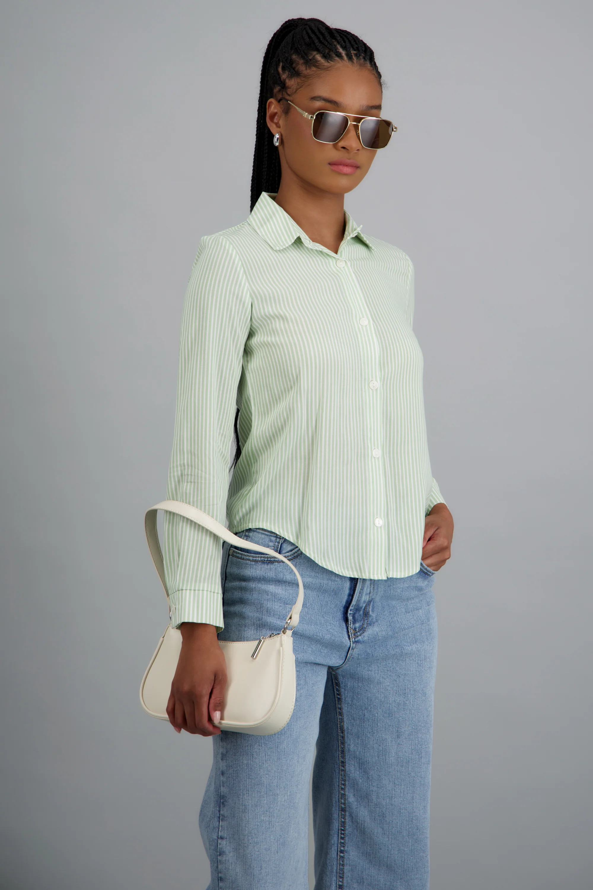 Camisa amplia rayas - Image 2