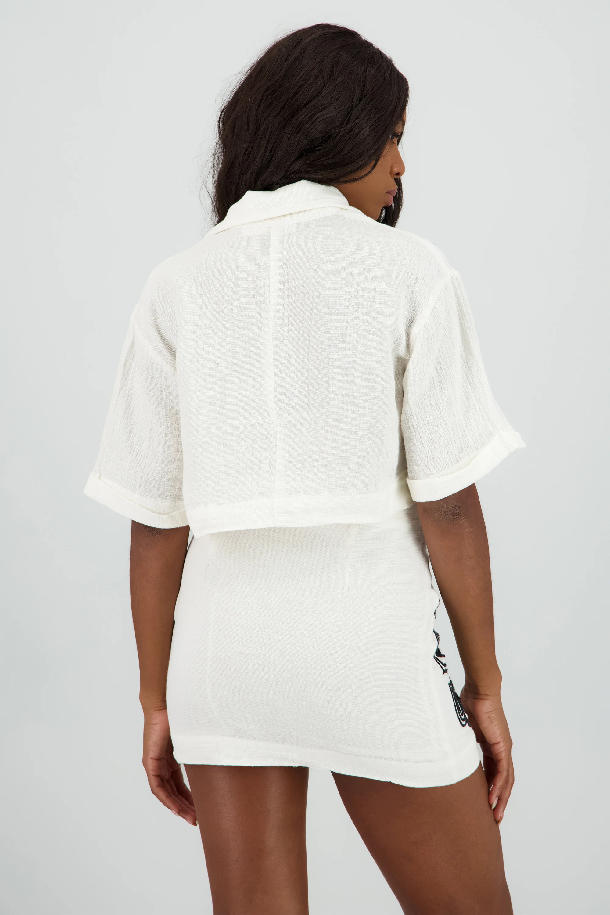 Camisa corta bordado - Image 4