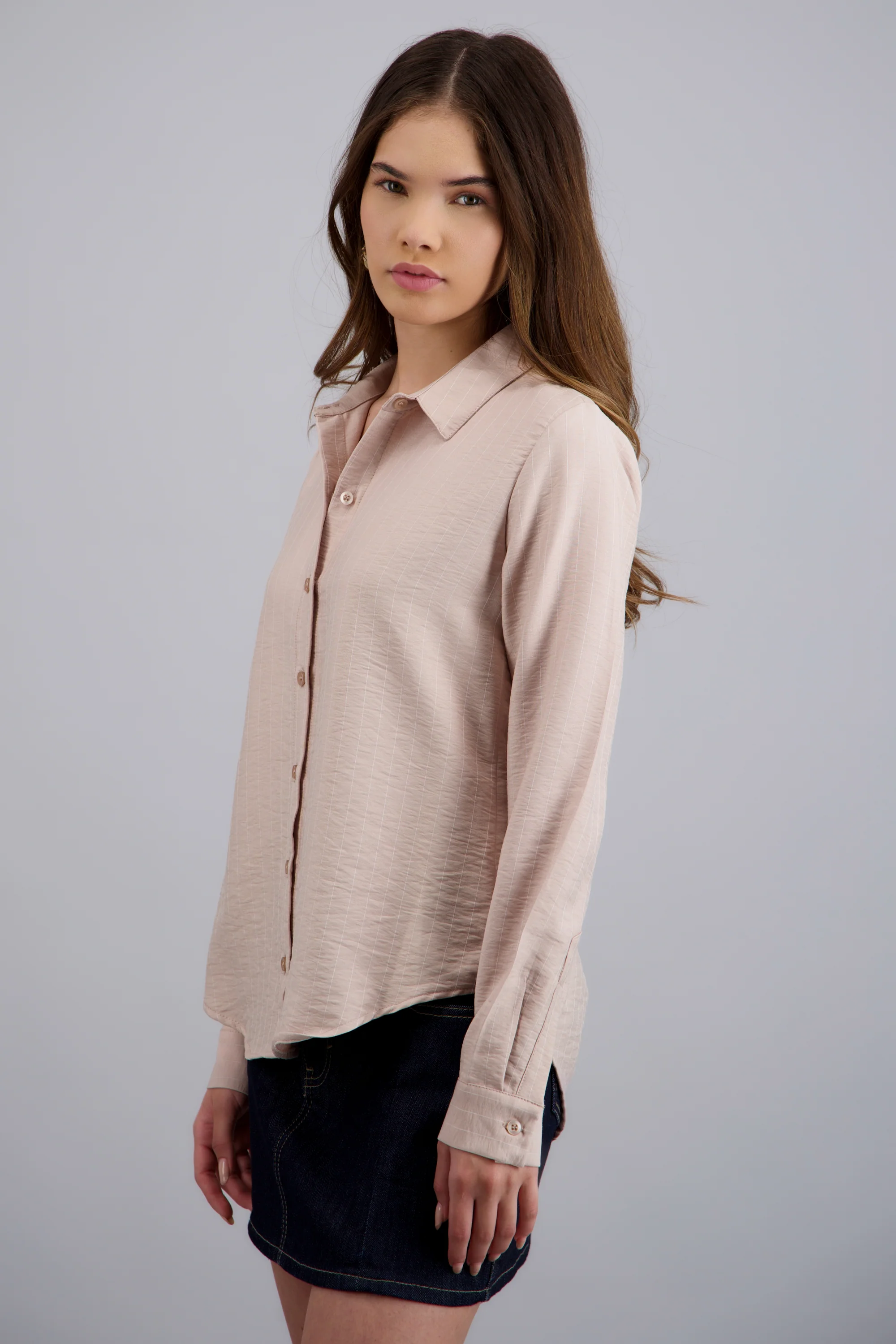 Camisa corta con textura - Image 2