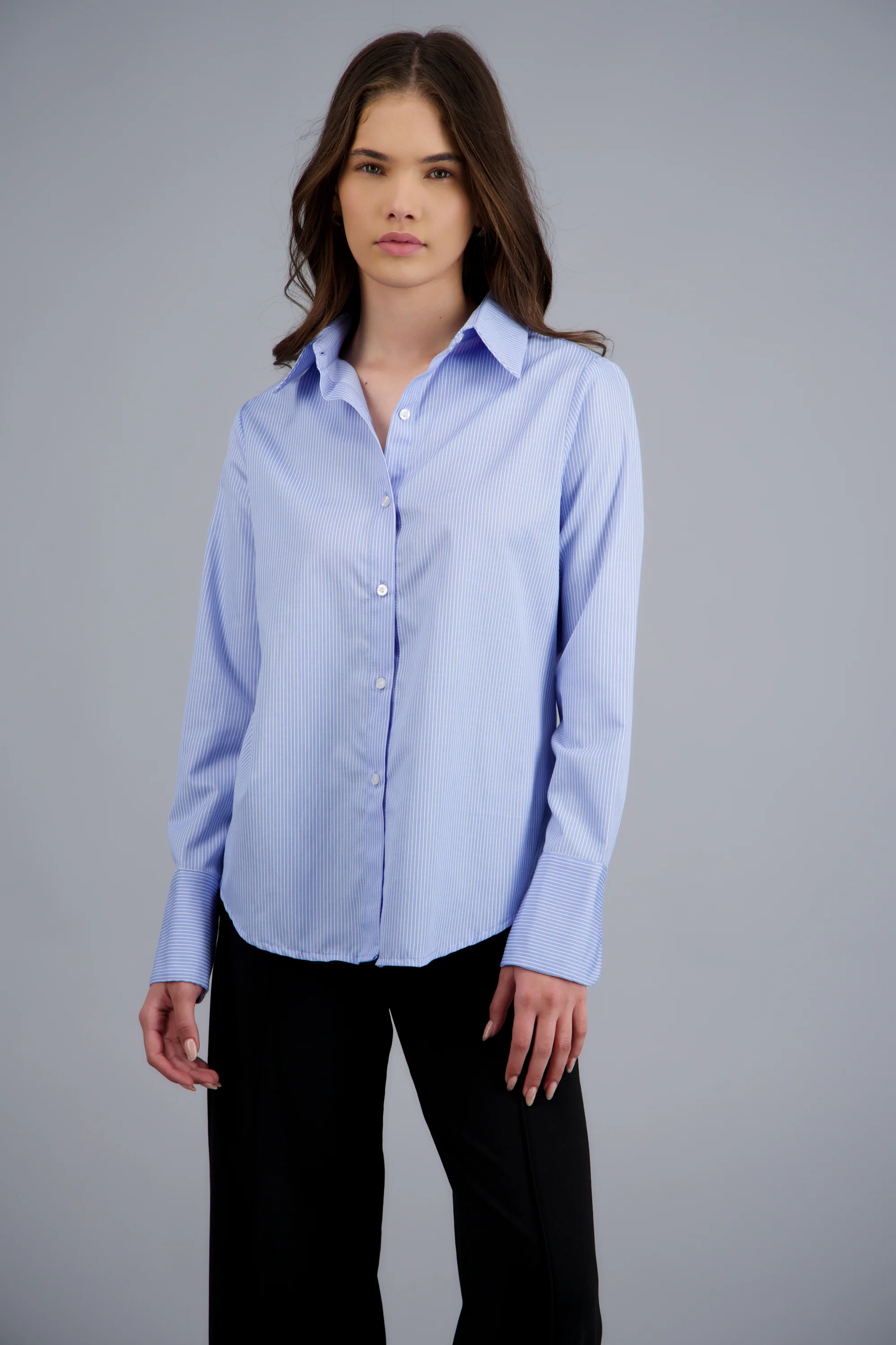 Camisa de rayas manga larga - Image 3