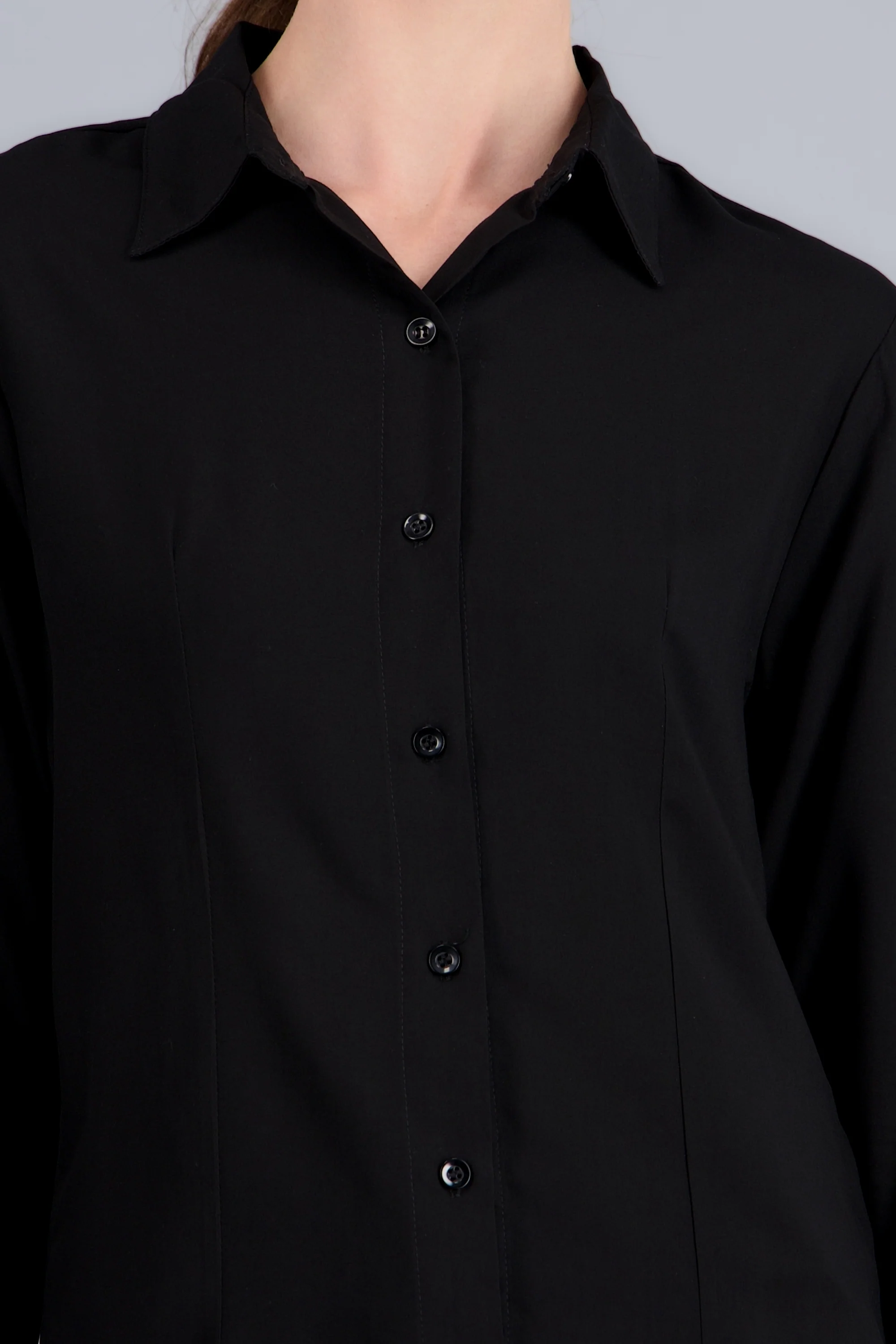 Camisa manga larga con pinzas - Image 5