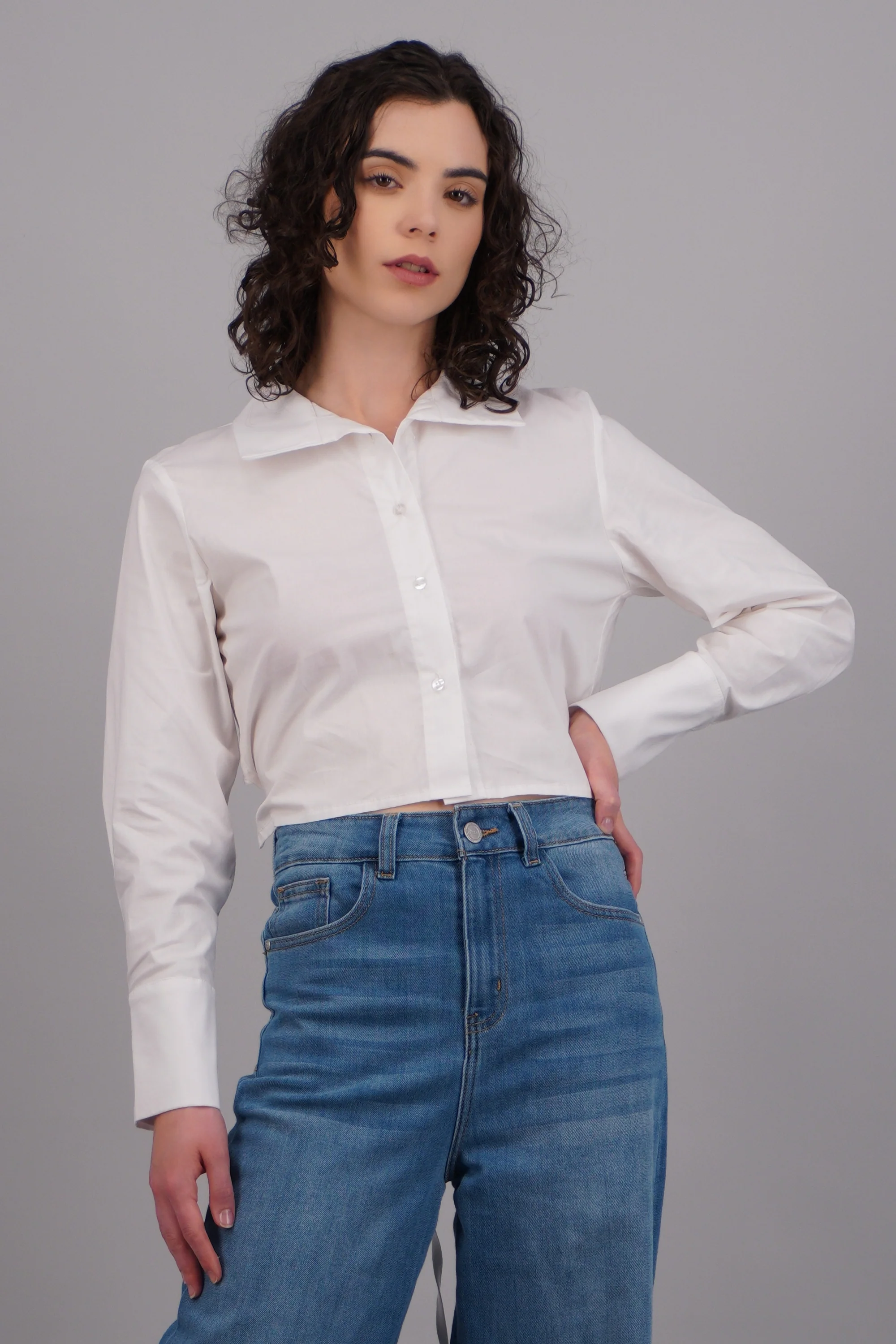 Camisa manga larga detalle espalda - Image 3