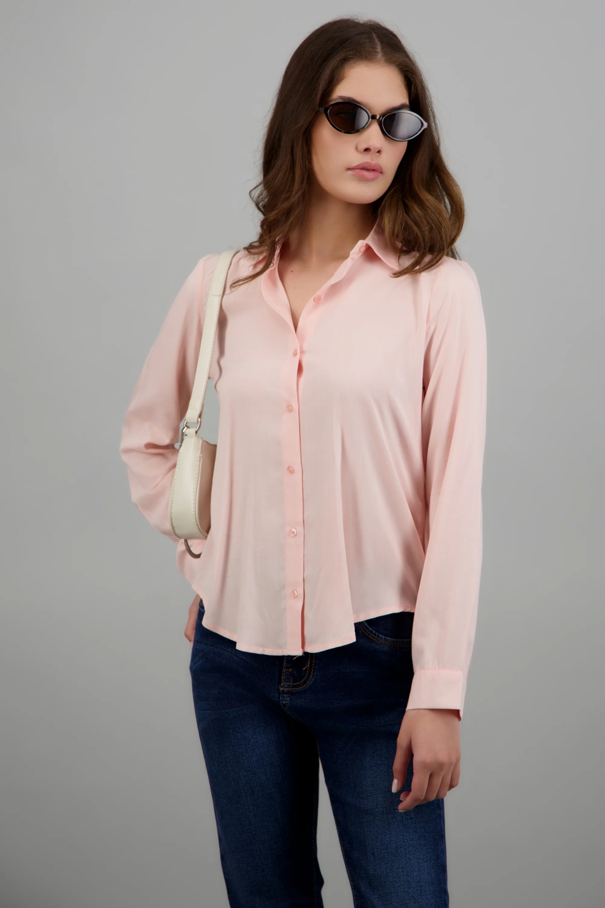 Camisa manga larga lisa