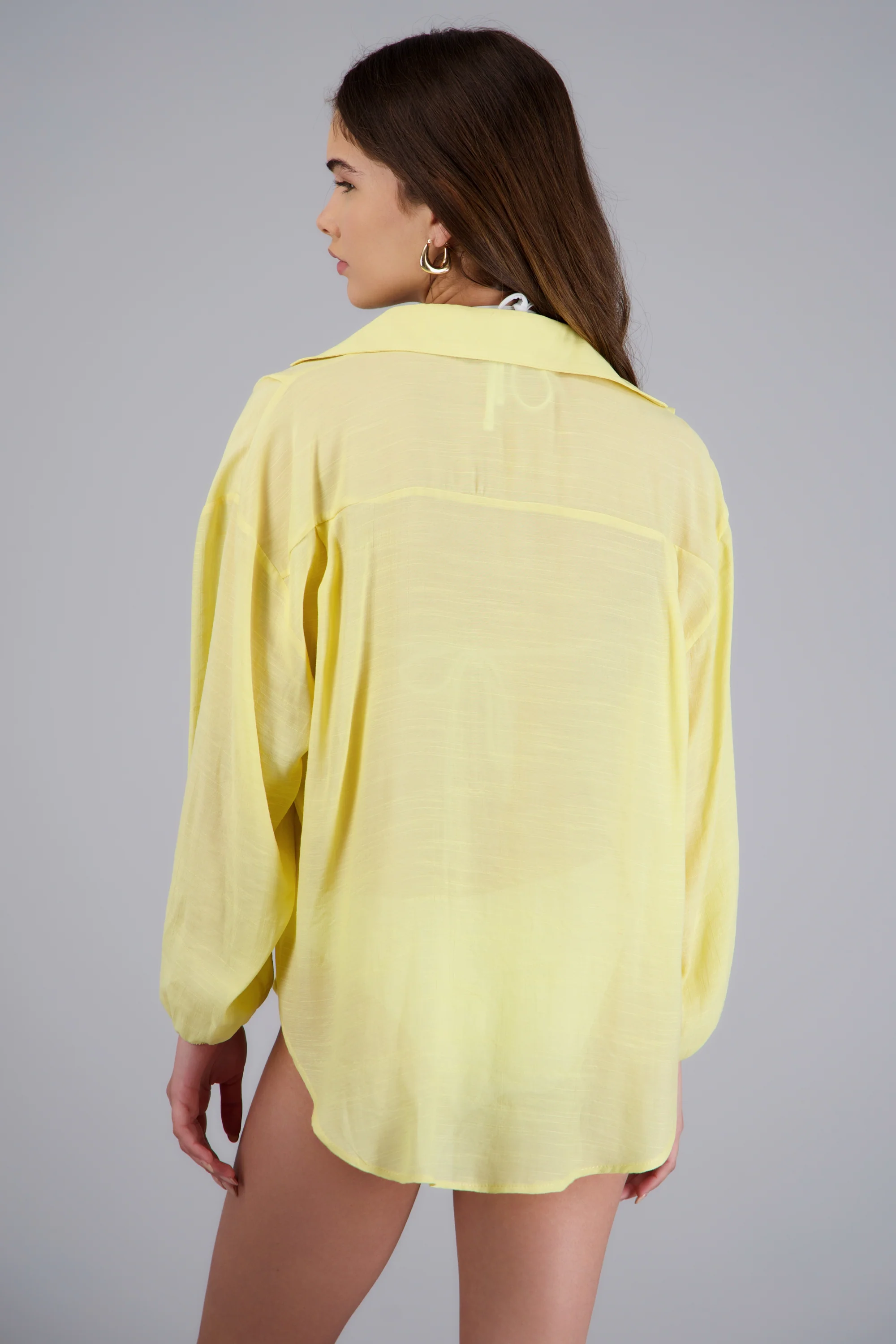 Camisa over ligera manga larga - Image 4