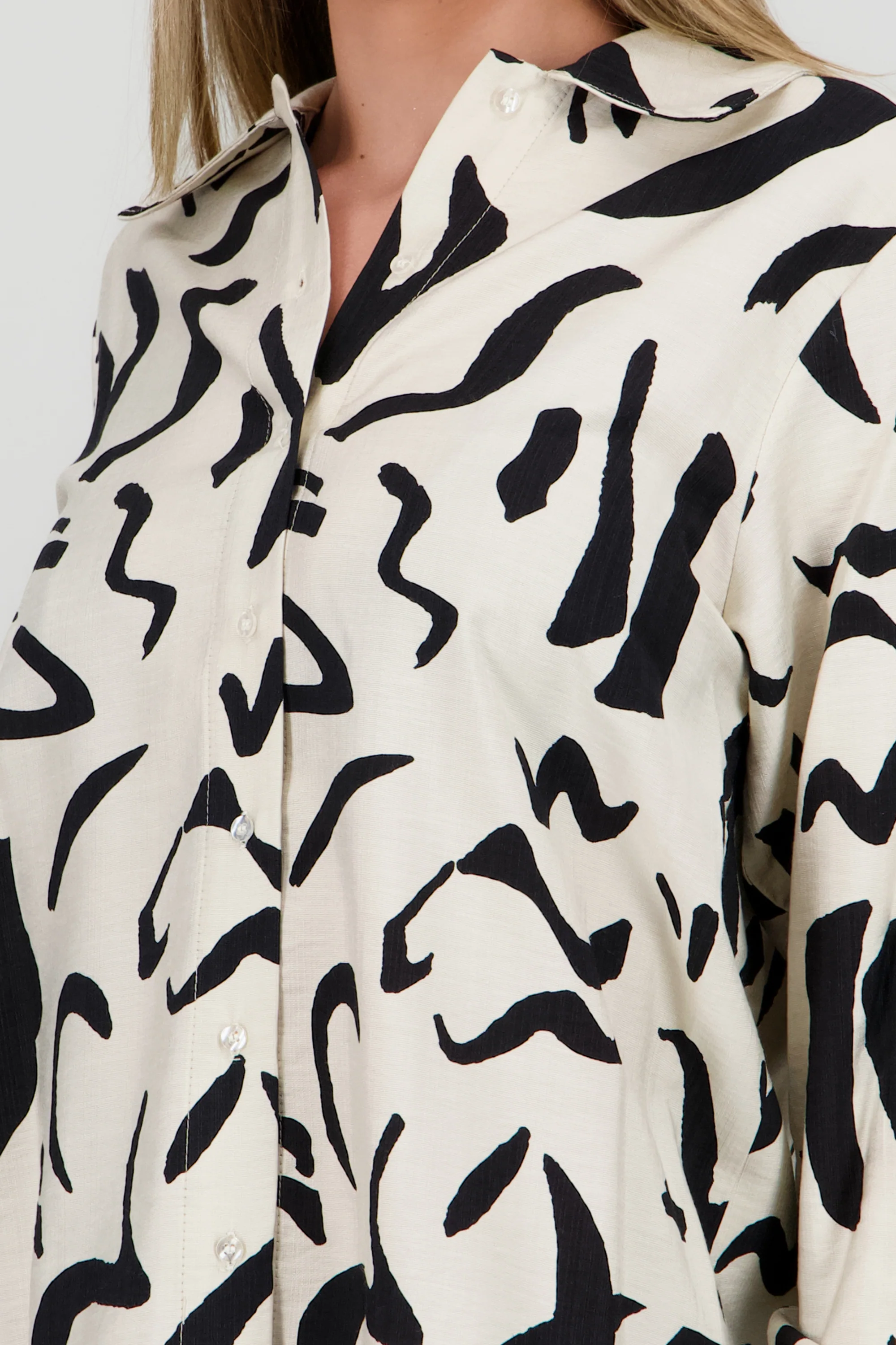 Camisa oversized detalle estampado - Image 5