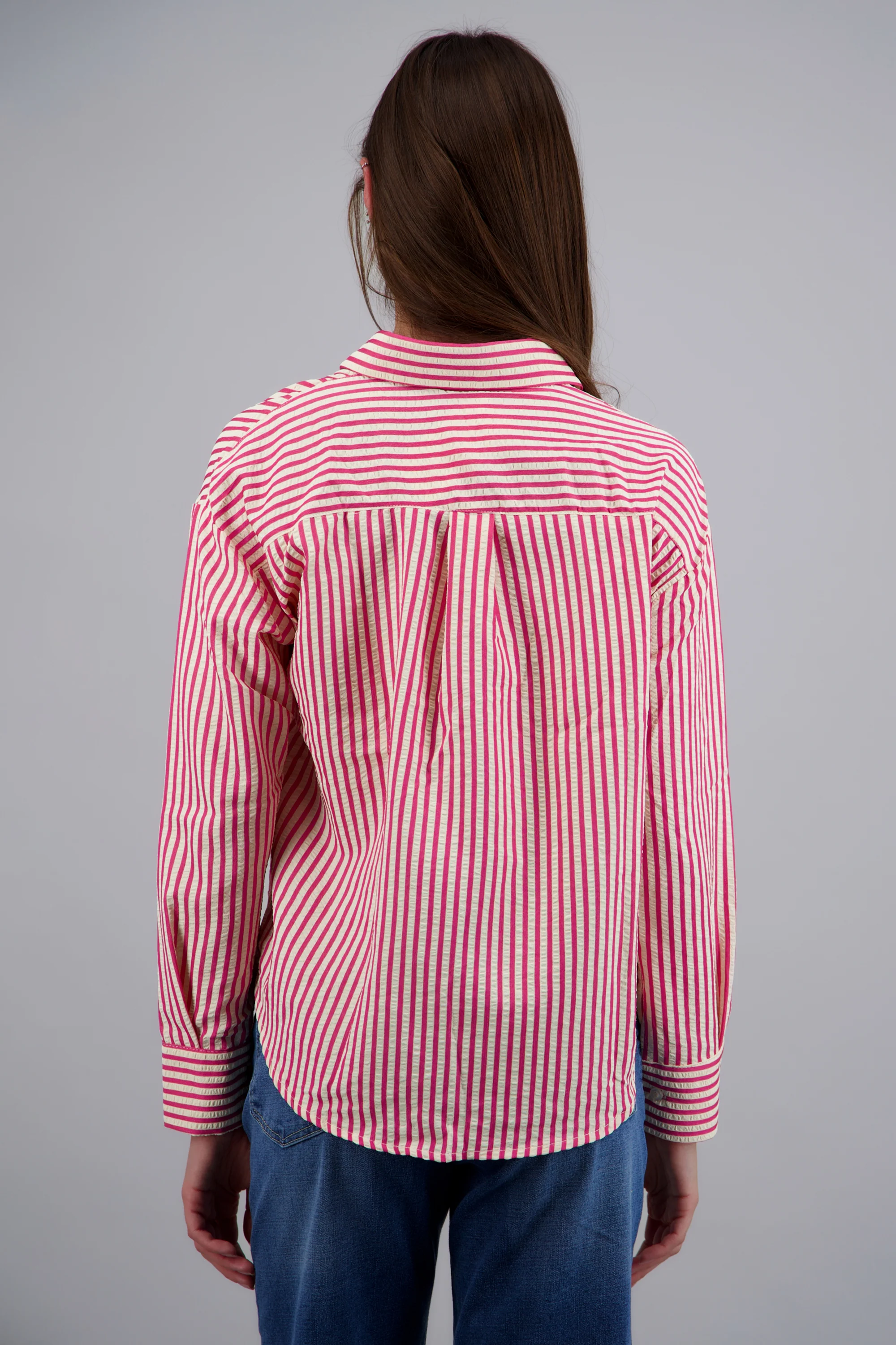 Camisa rayada texturizada - Image 4