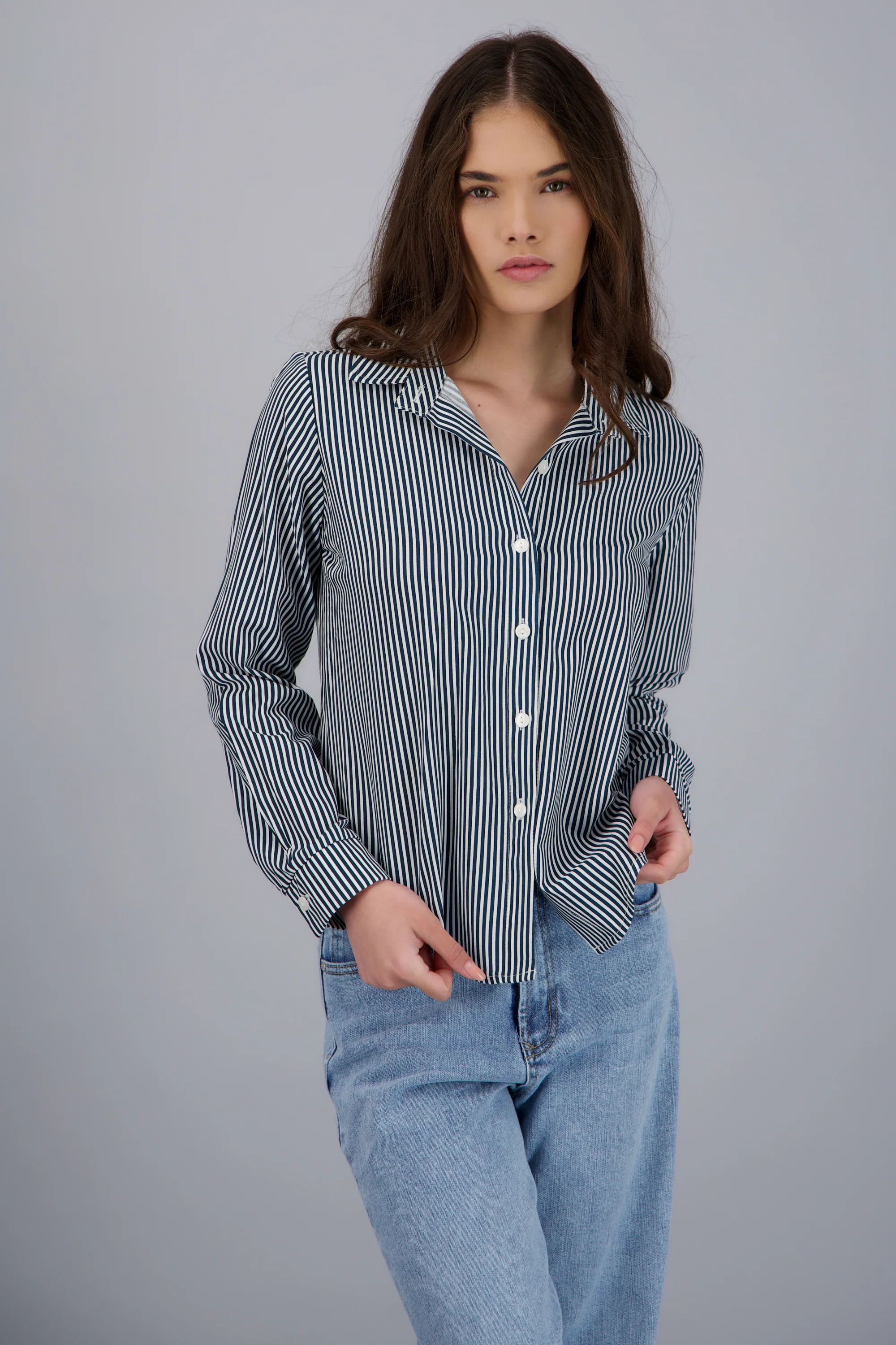 Camisa amplia rayas - Image 3