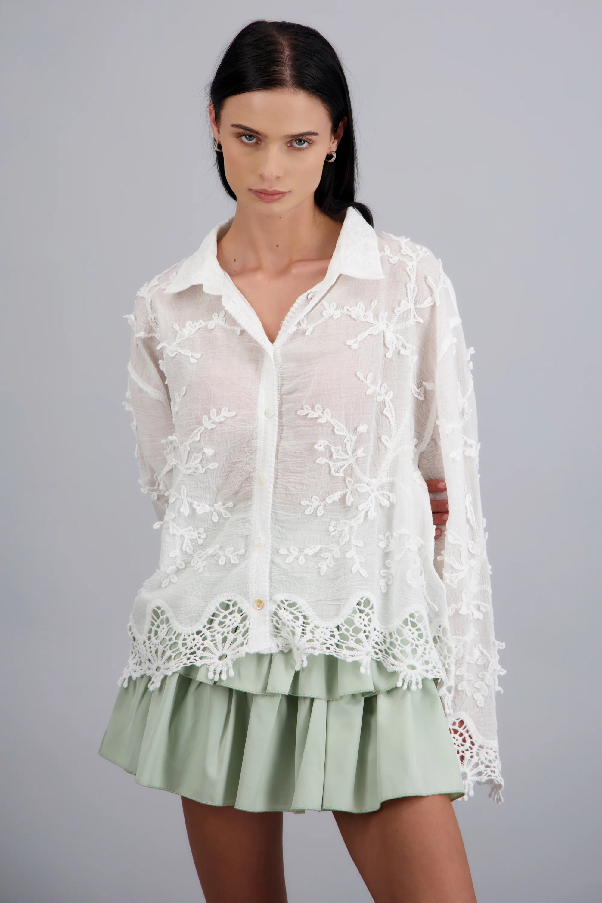 CAMISA TEXTURA M/L DET BORADO - Image 3