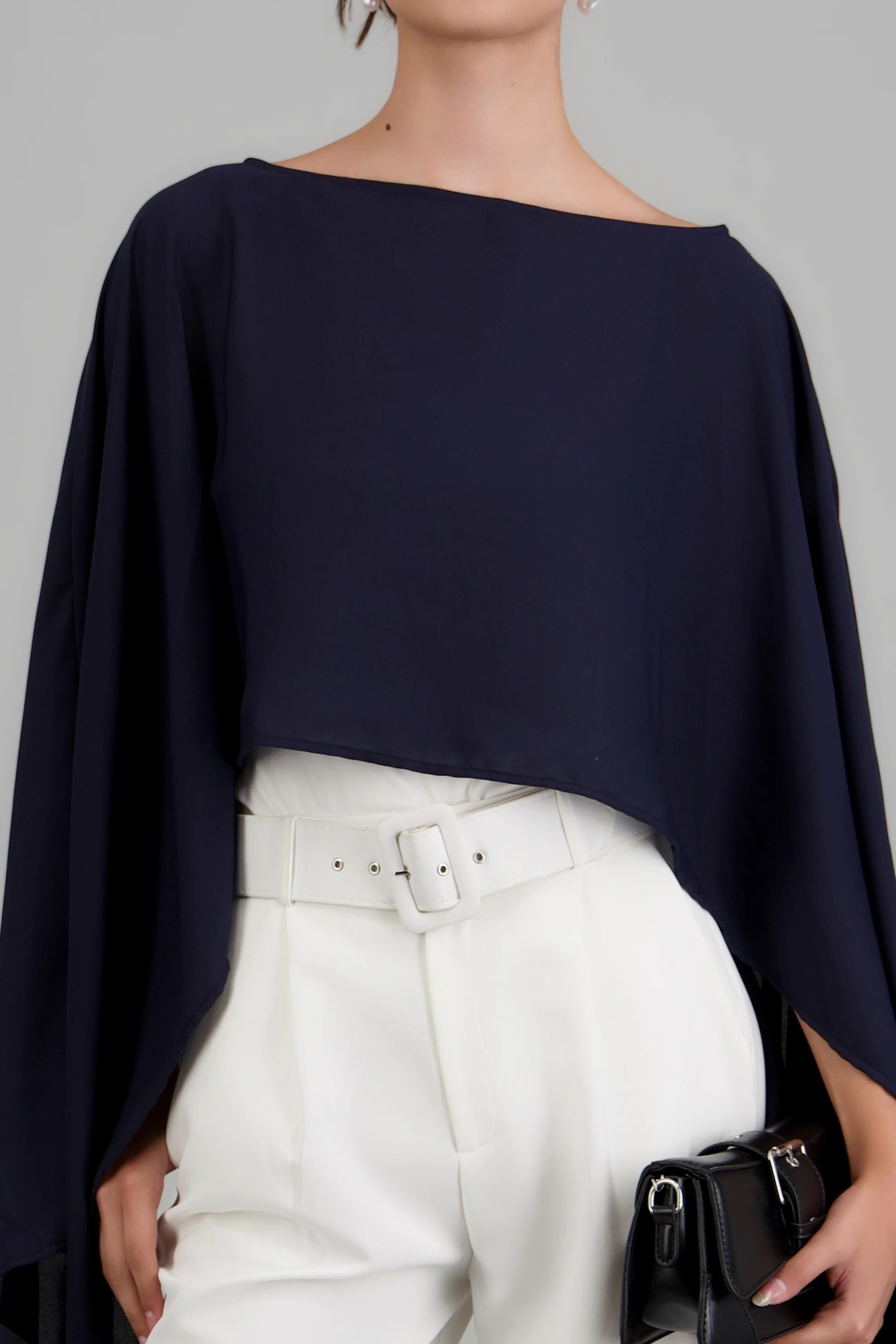 Capa chiffon asimétrica - Image 5
