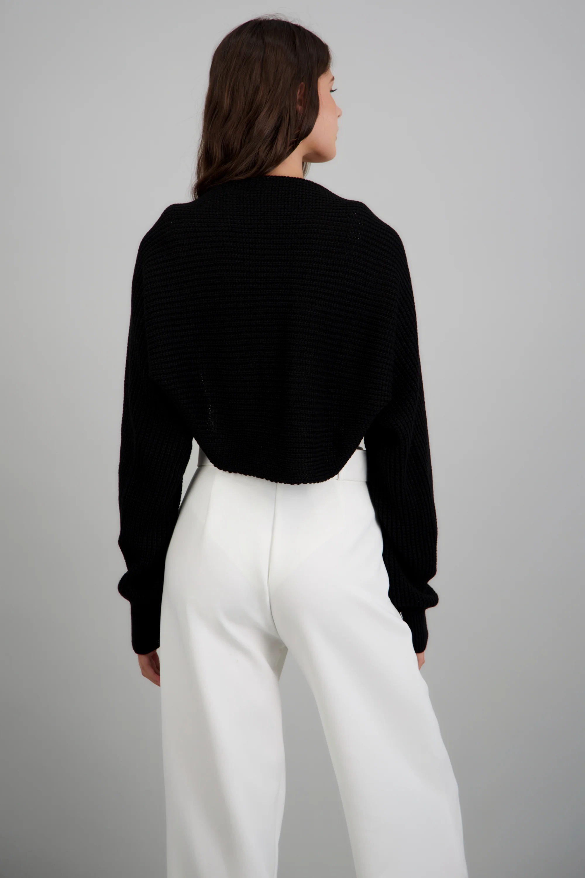 Cardigan bolero en tejido - Image 5