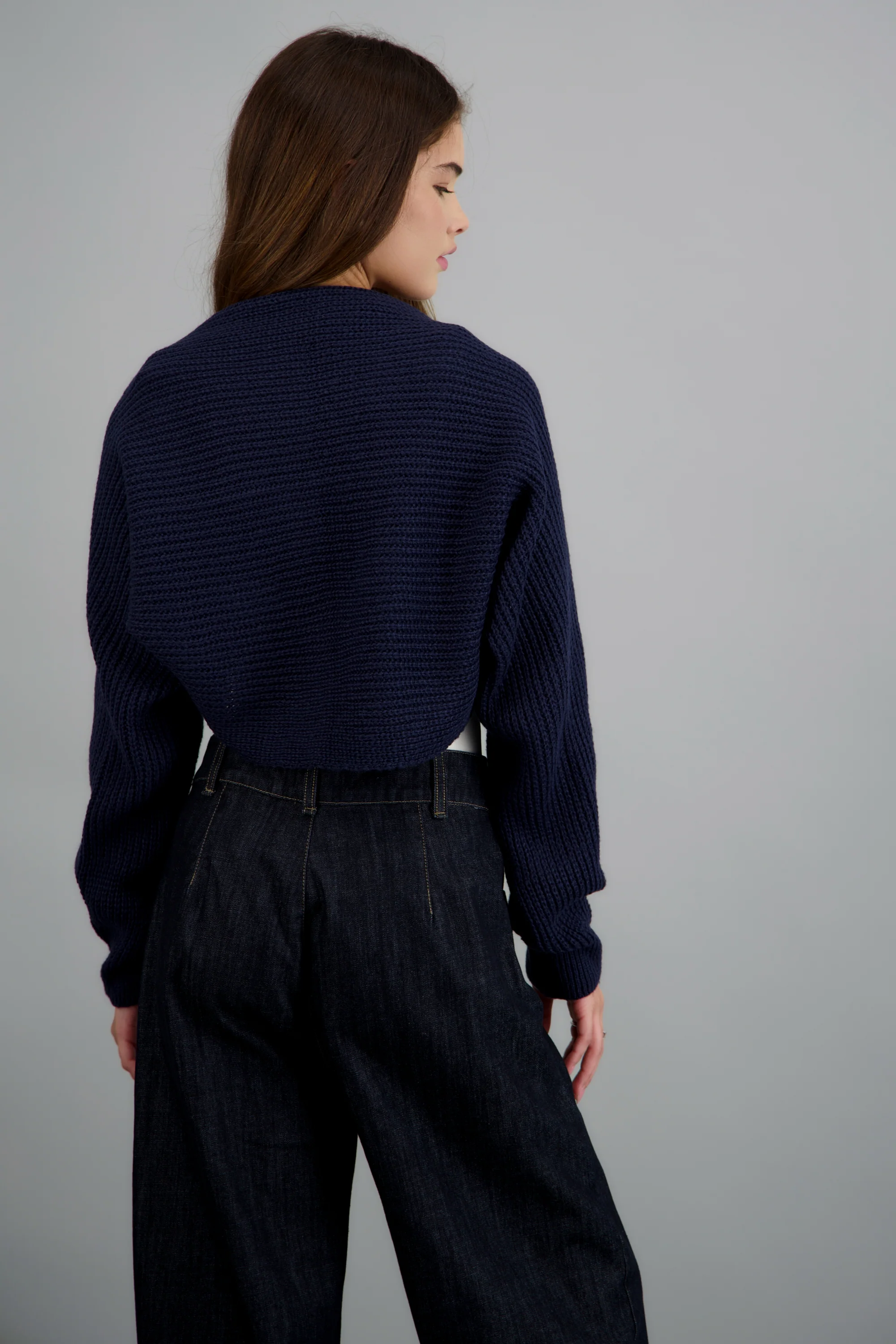 Cardigan bolero en tejido - Image 4