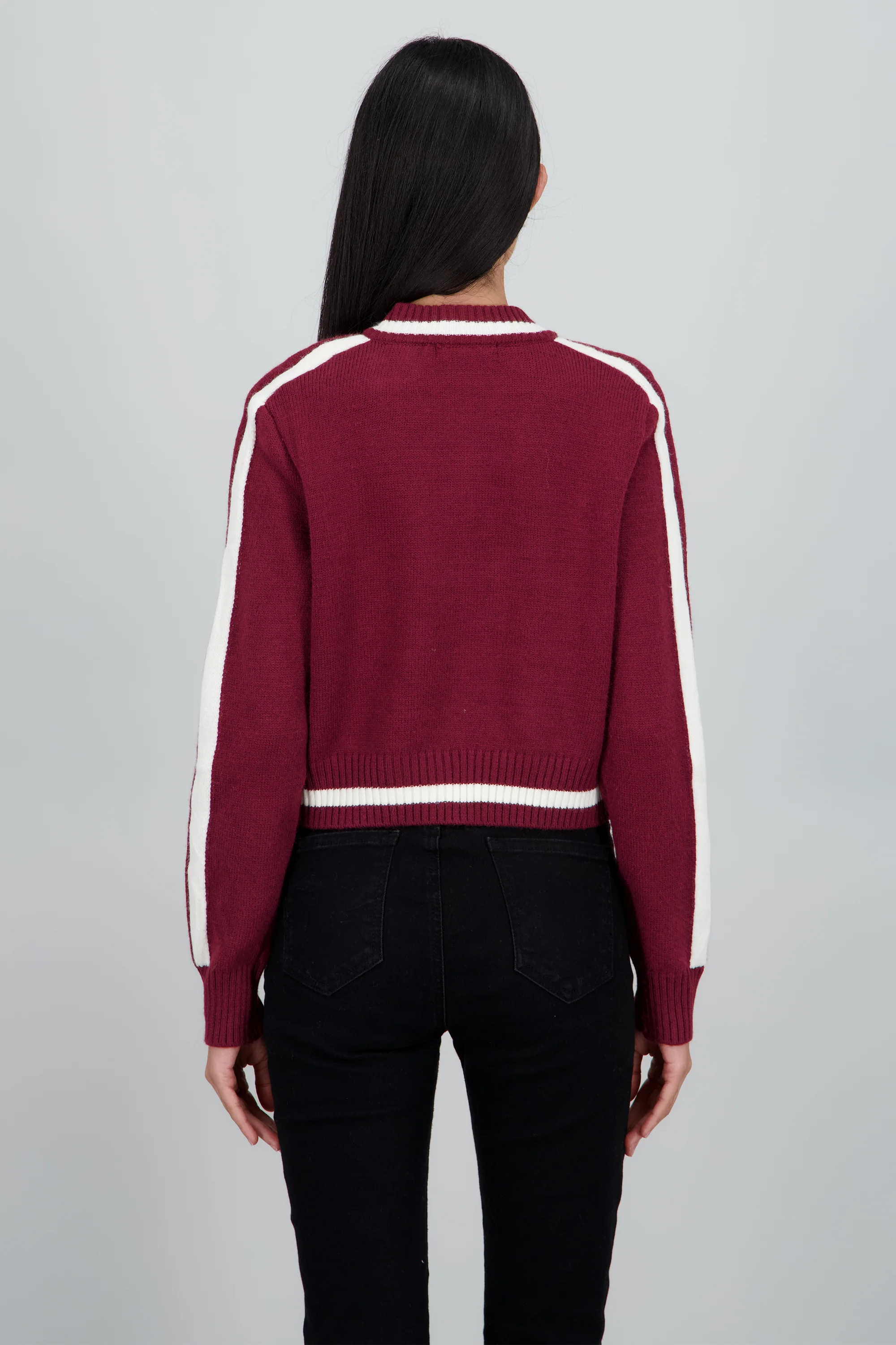 Cardigan con numero contraste - Image 4